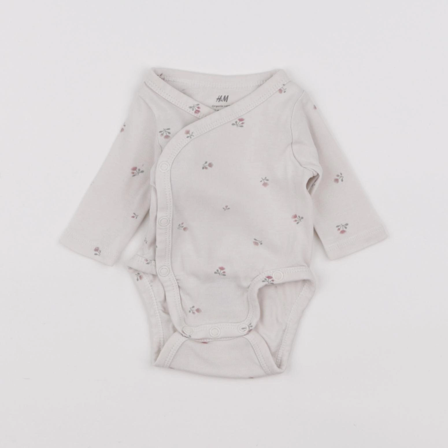 H&M - body beige - 0/1 mois