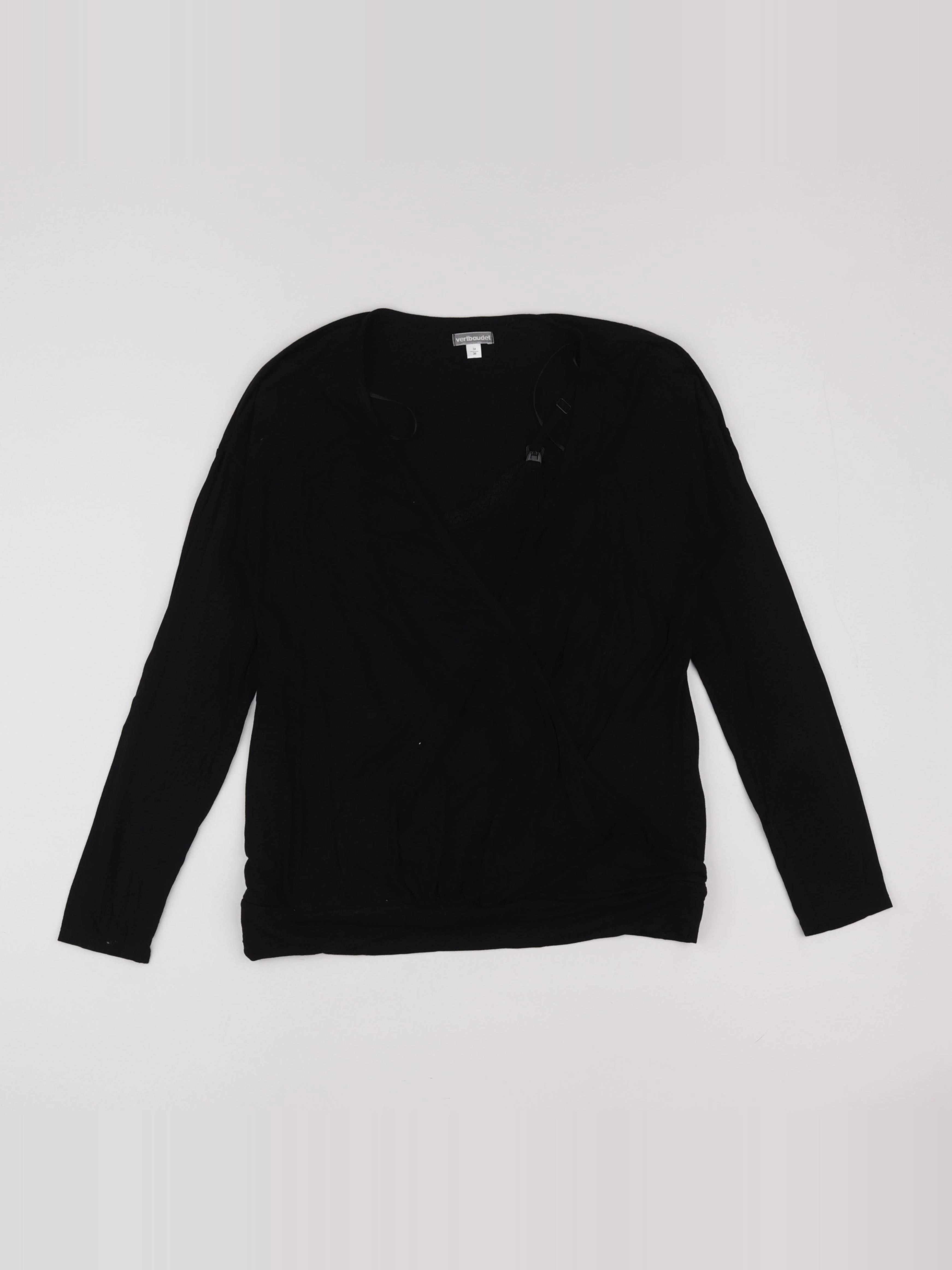 Vertbaudet - tee-shirt grossesse noir - 34 à 36