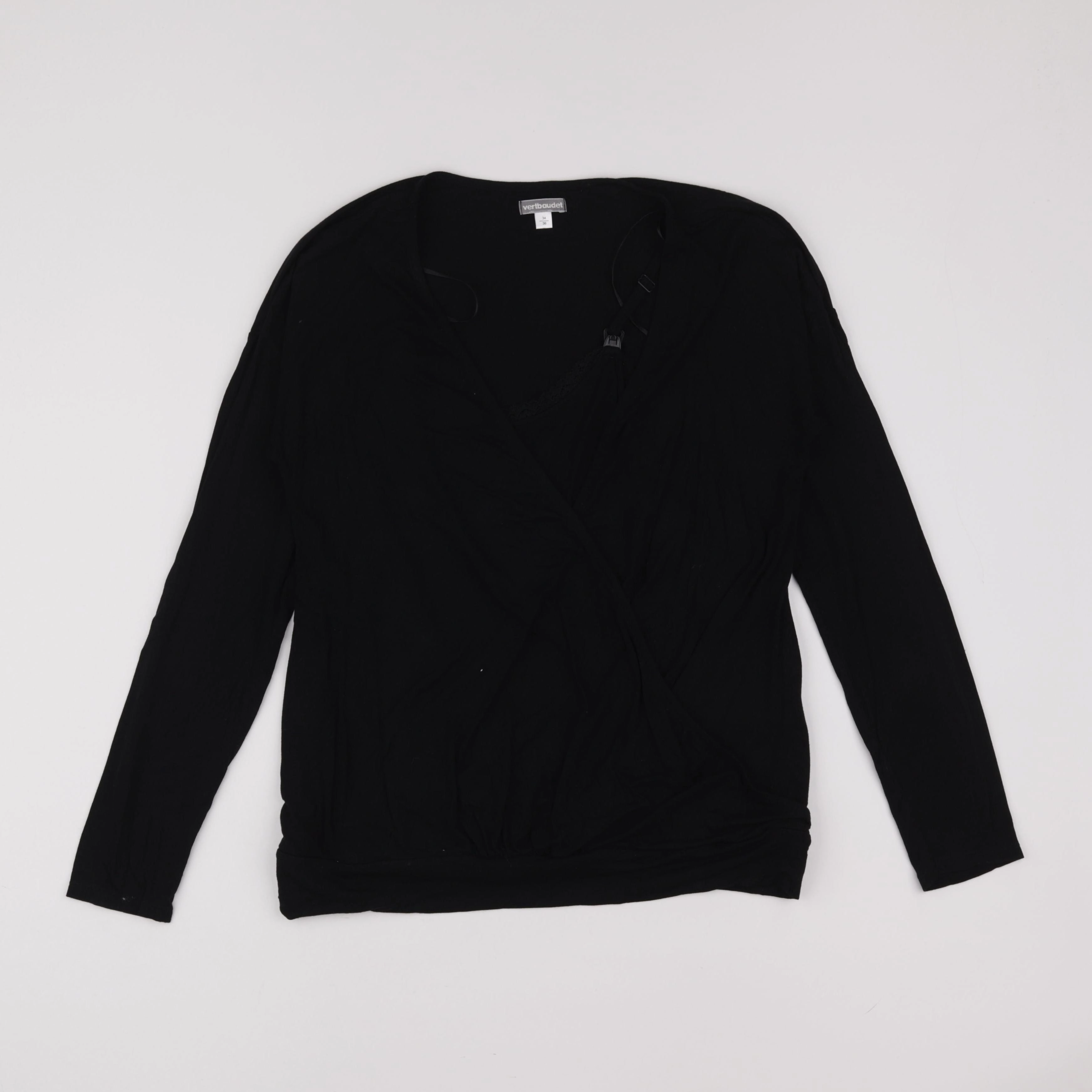 Vertbaudet - tee-shirt grossesse noir - 34 à 36