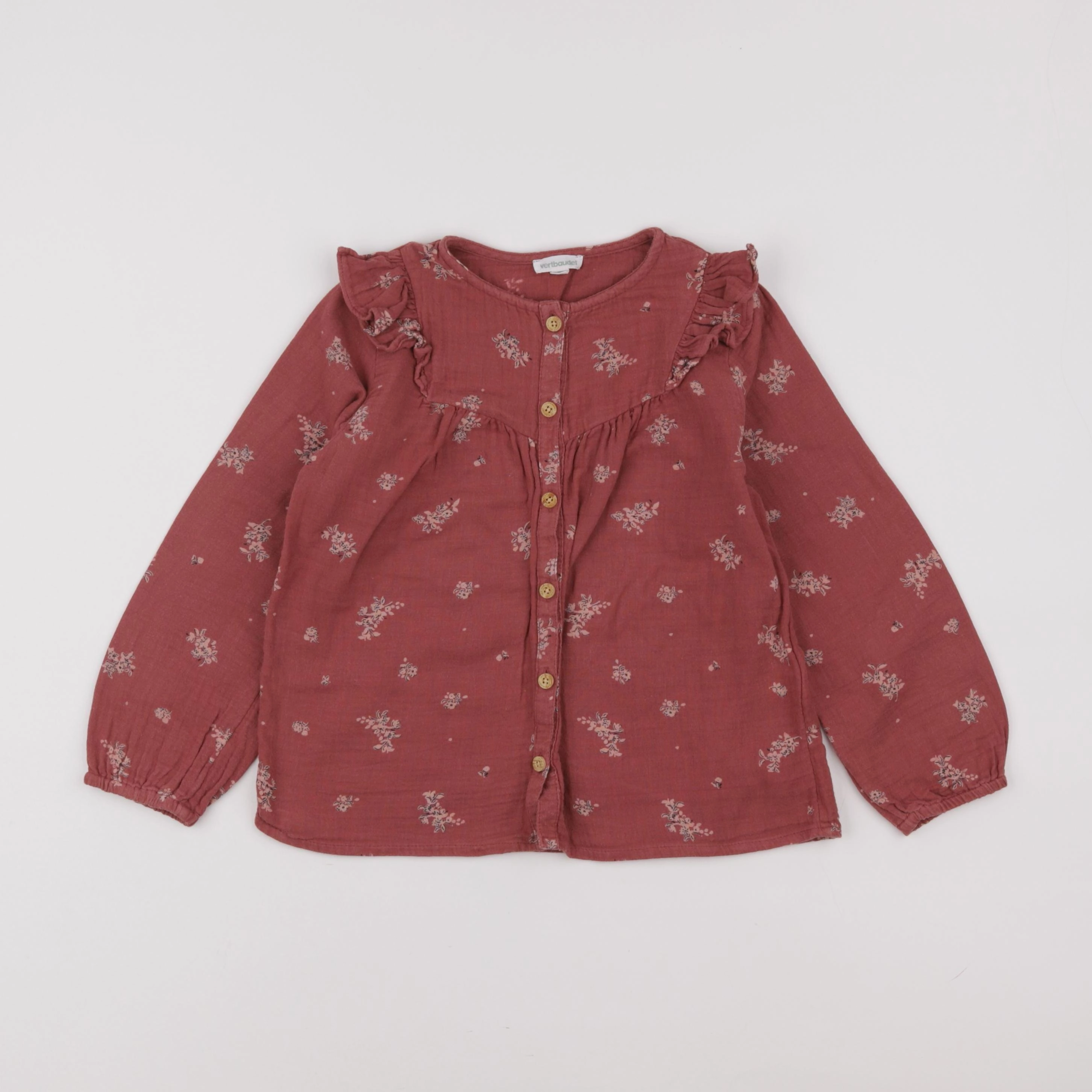Vertbaudet - blouse rose - 6 ans