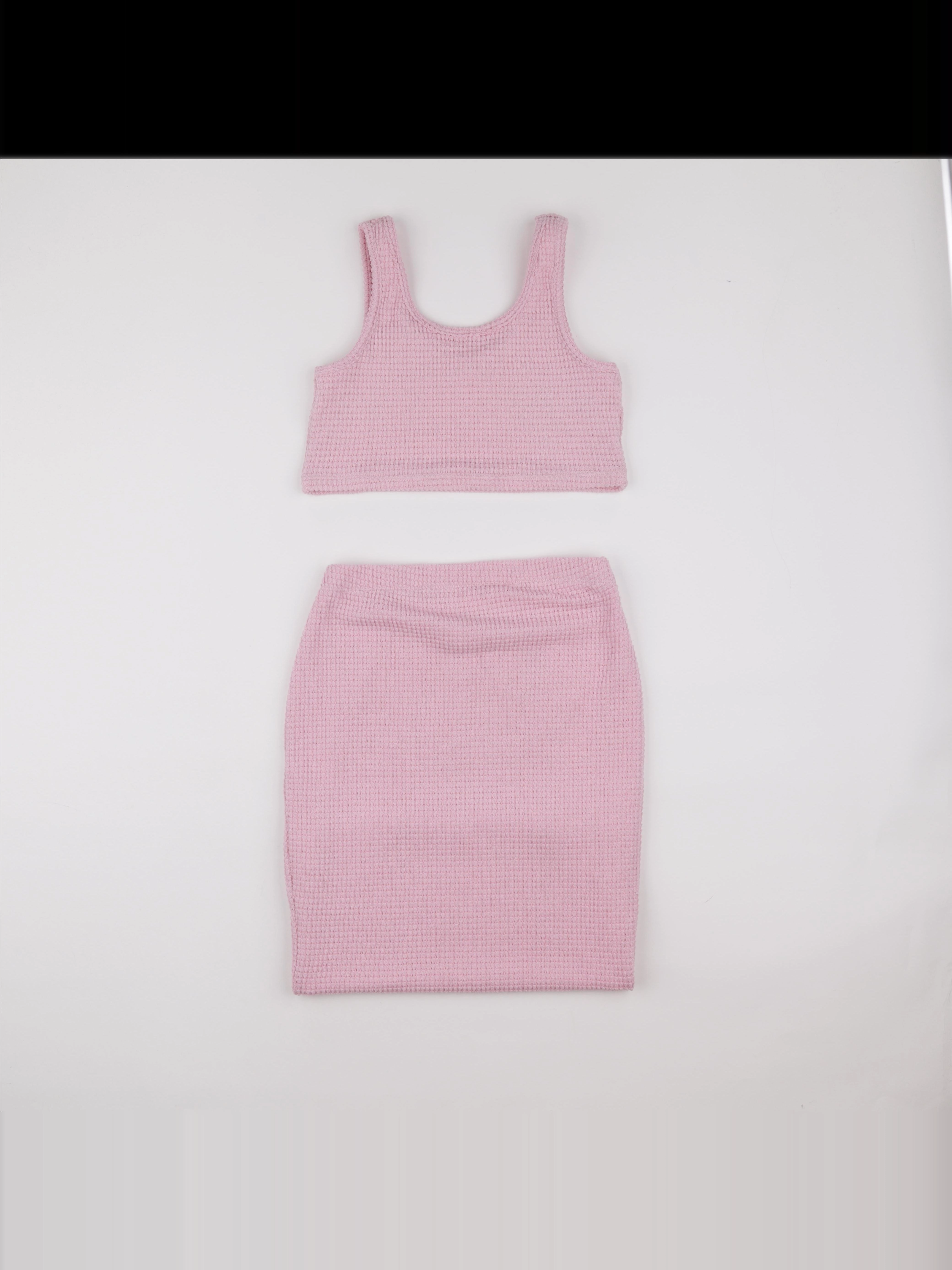 H&M - ensemble 2 pièces grossesse rose - 36