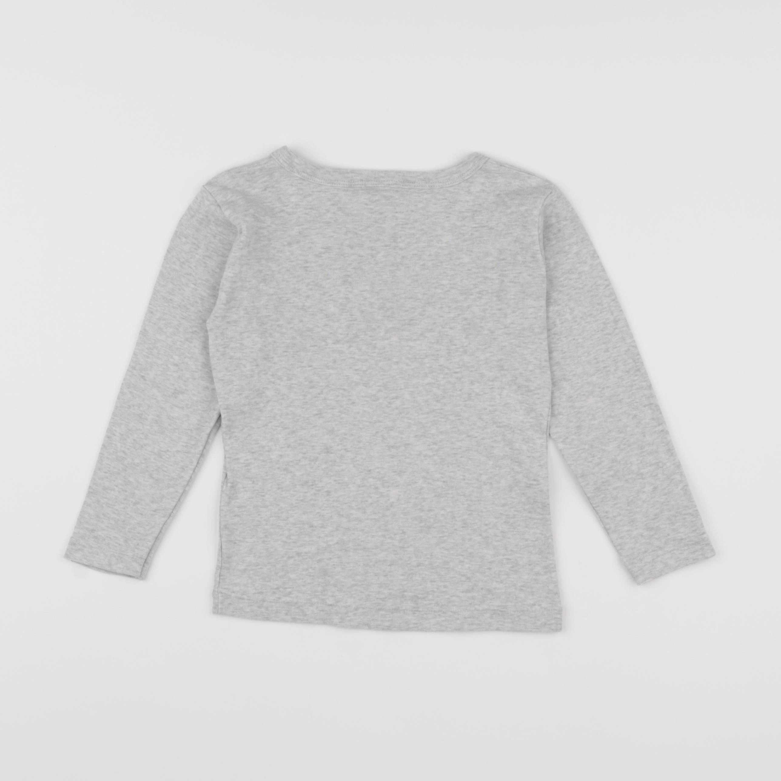 Petit Bateau - maillot de corps gris - 5 ans