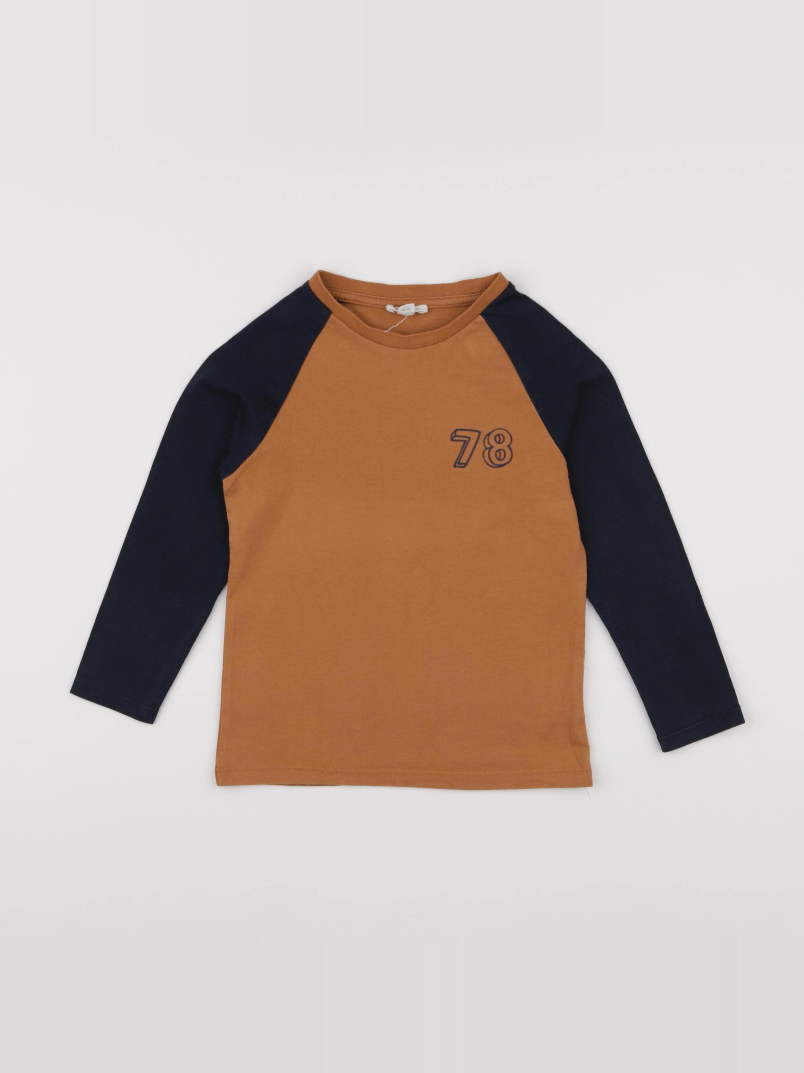 Little Cigogne - tee-shirt orange - 5 ans