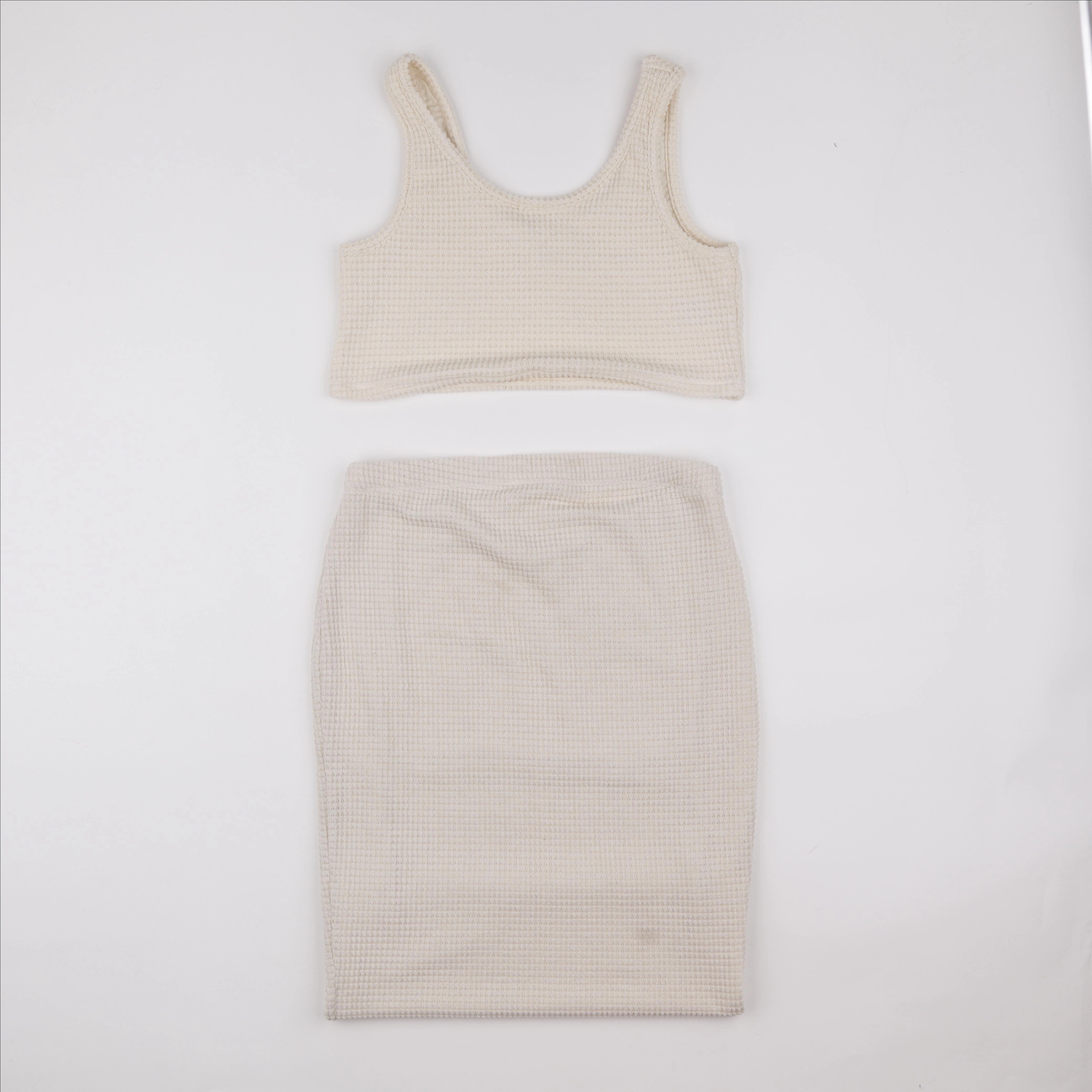 H&M - ensemble 2 pièces grossesse beige - 38