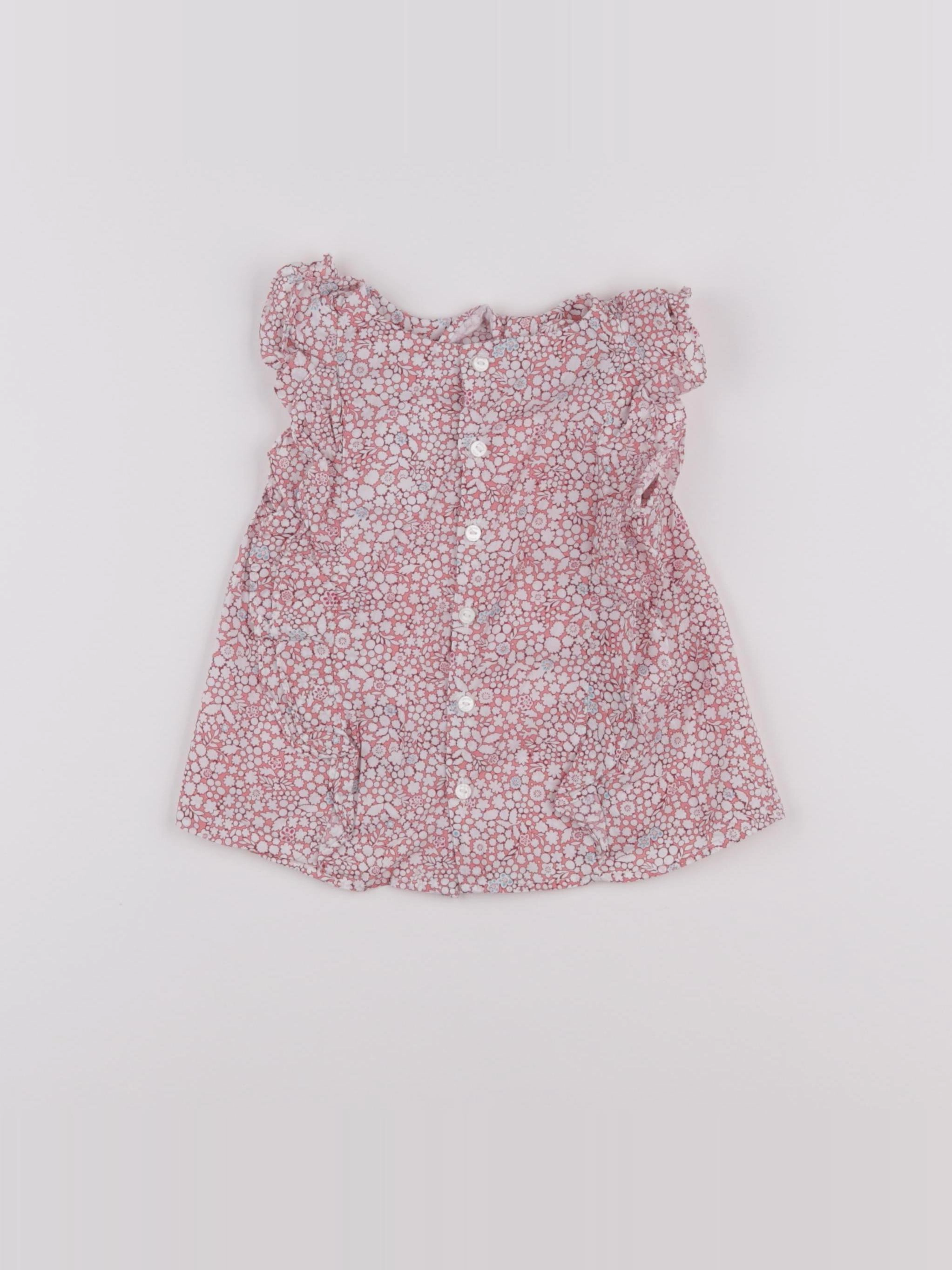 Jacadi - blouse liberty rose - 24 mois