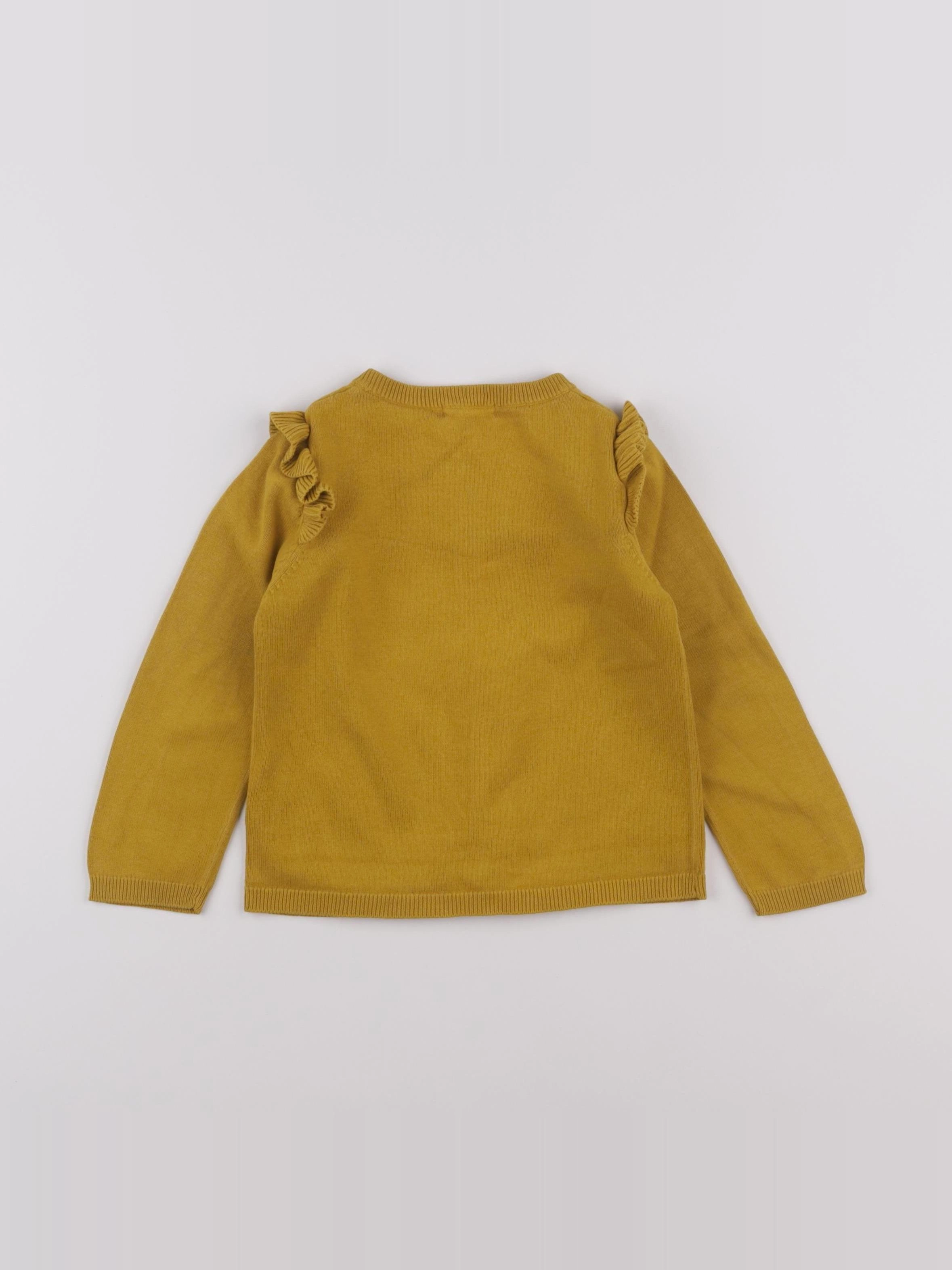 Little Cigogne - gilet jaune - 3 ans