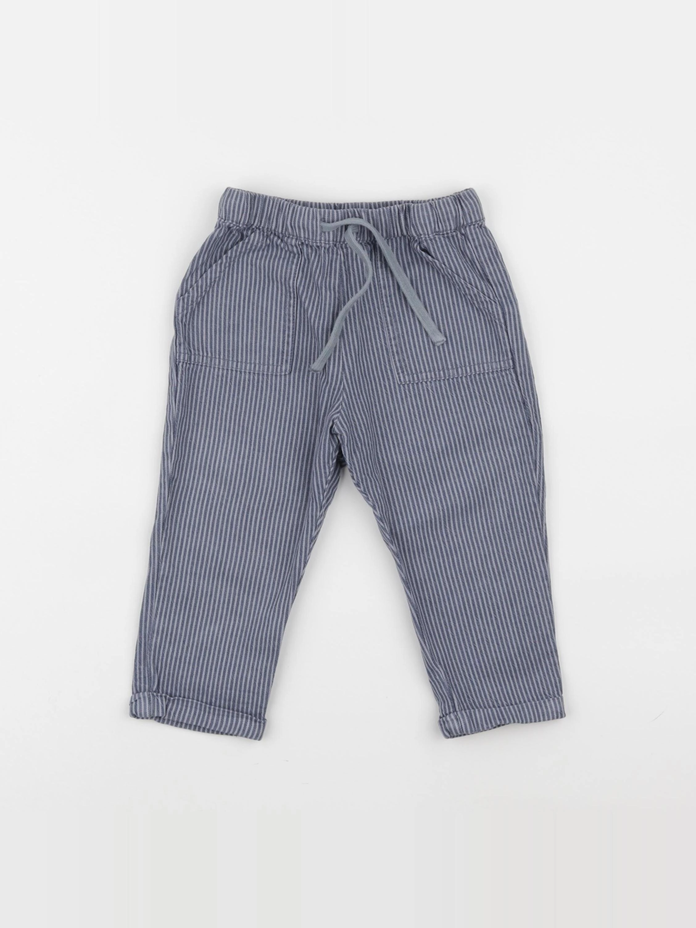 Boutchou - pantalon bleu - 18 mois
