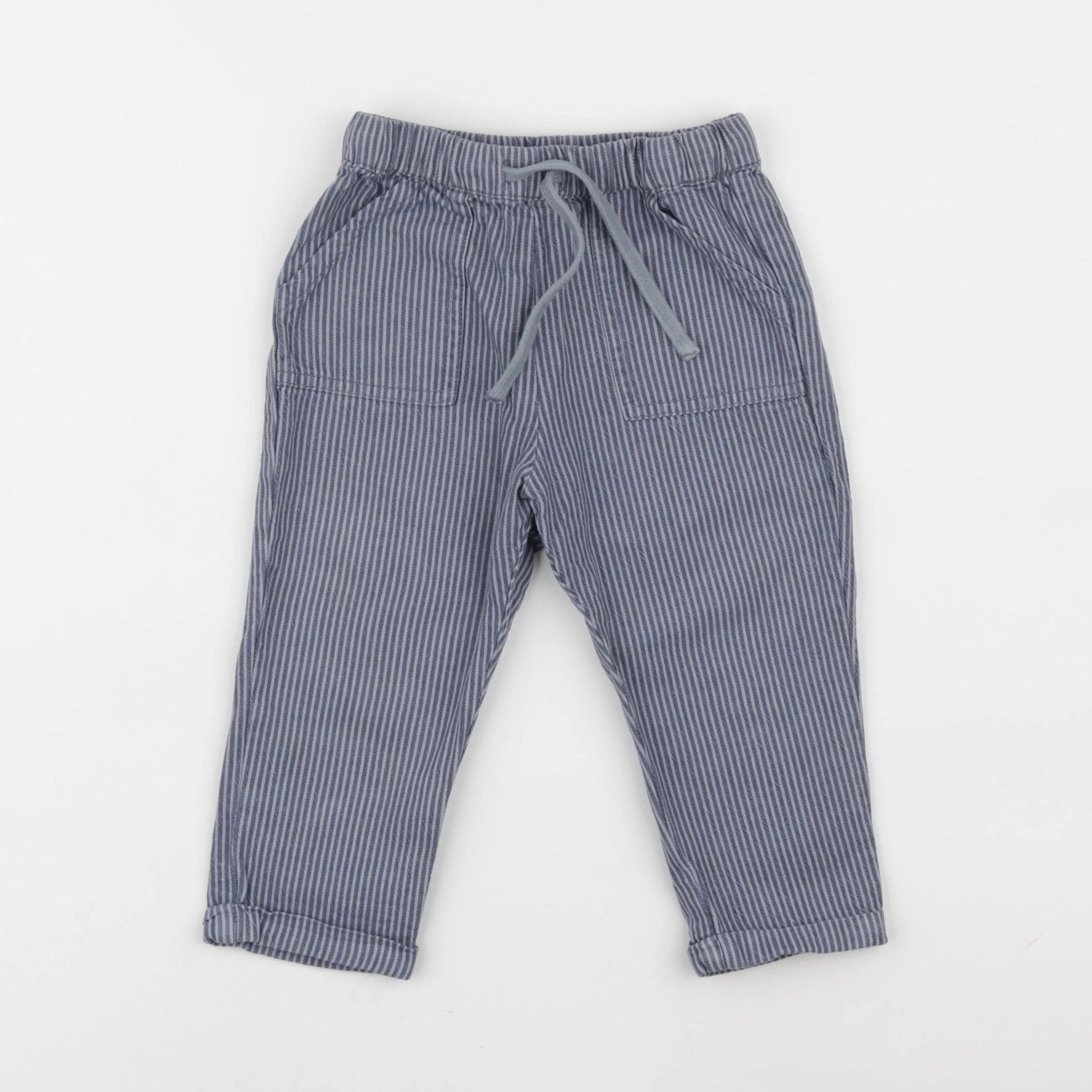 Boutchou - pantalon bleu - 18 mois