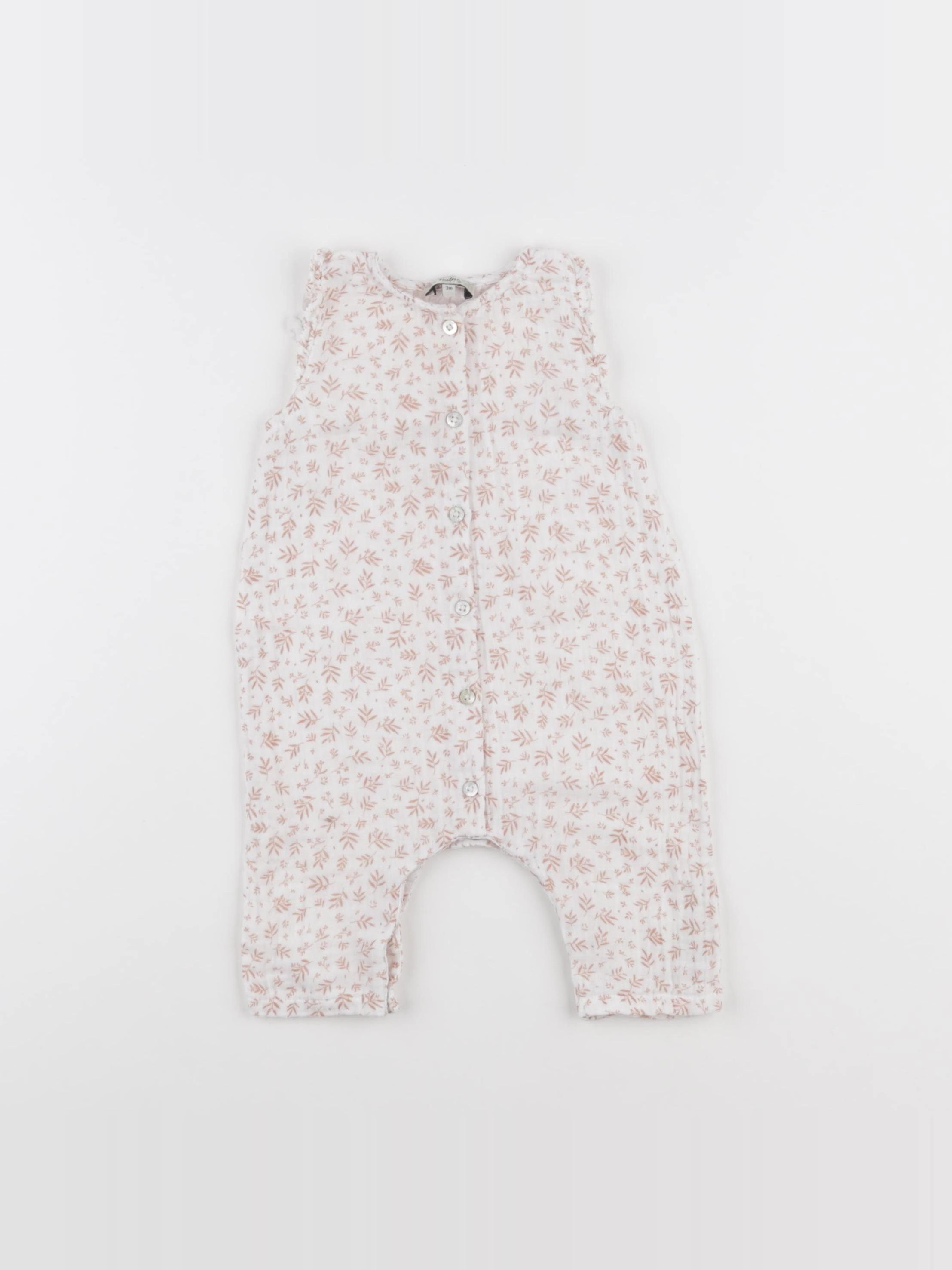 Natalys - combinaison multicolore - 3 mois