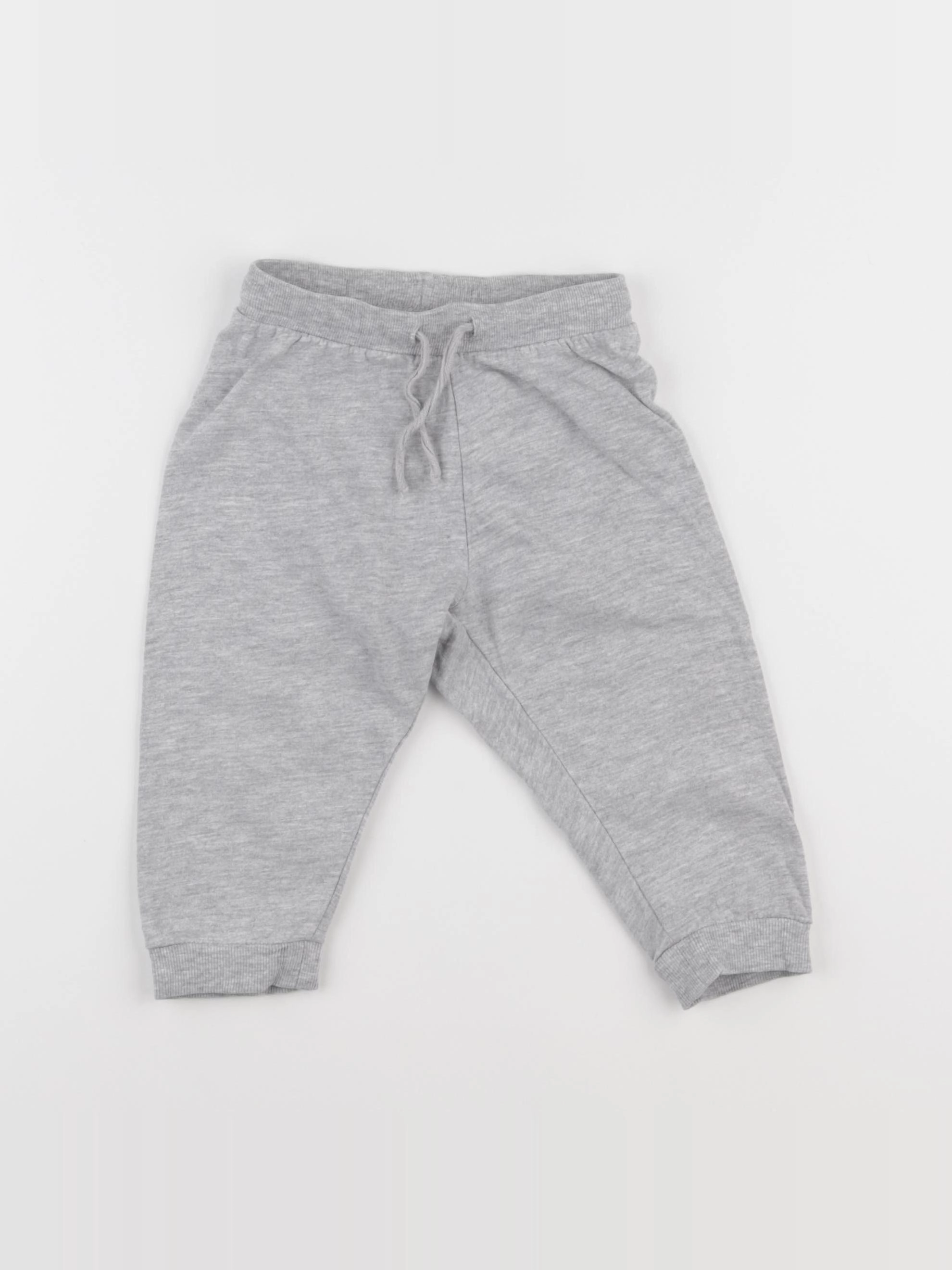 H&M - jogging gris - 9/12 mois