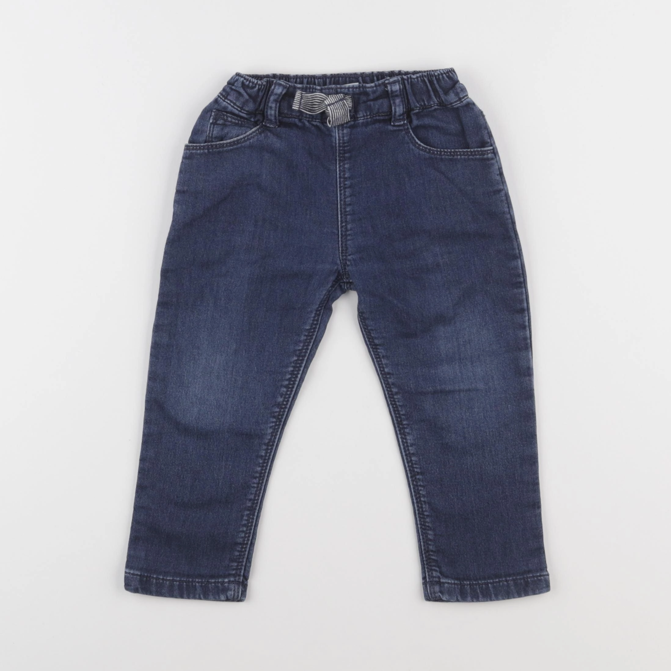 Petit Bateau - jean bleu - 18 mois