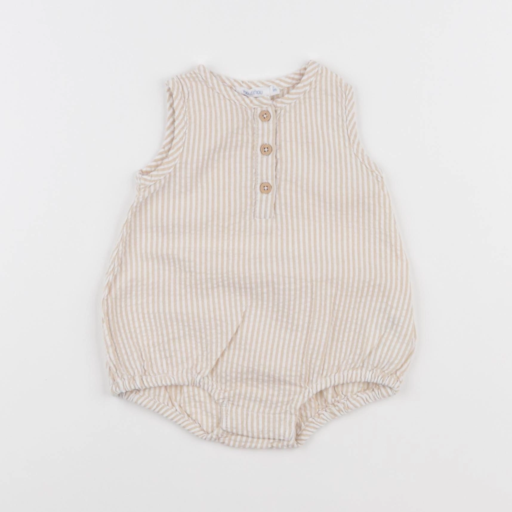 Boutchou - combinaison blanc, jaune - 1 mois