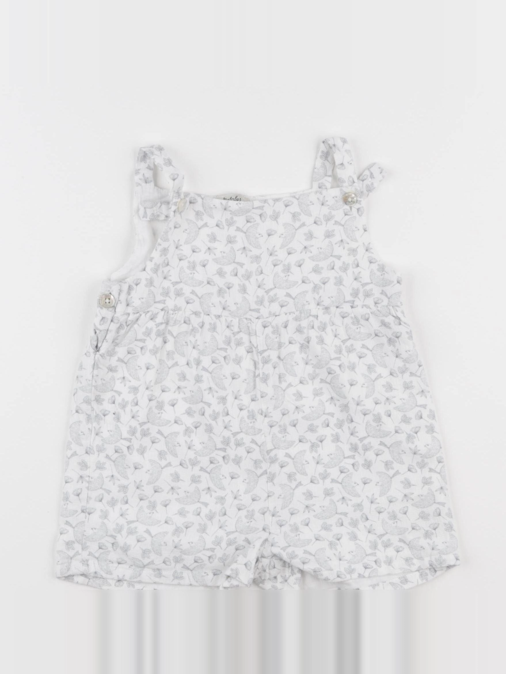 Natalys - combinaison blanc, gris - 18 mois