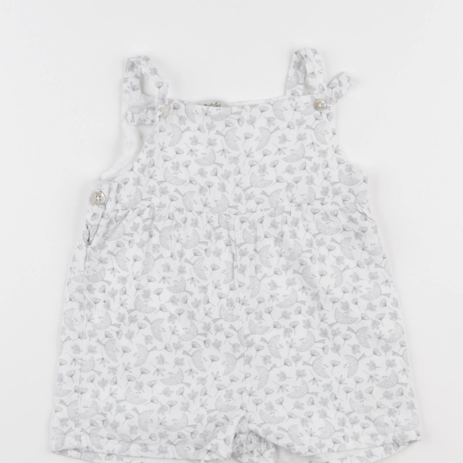 Natalys - combinaison blanc, gris - 18 mois