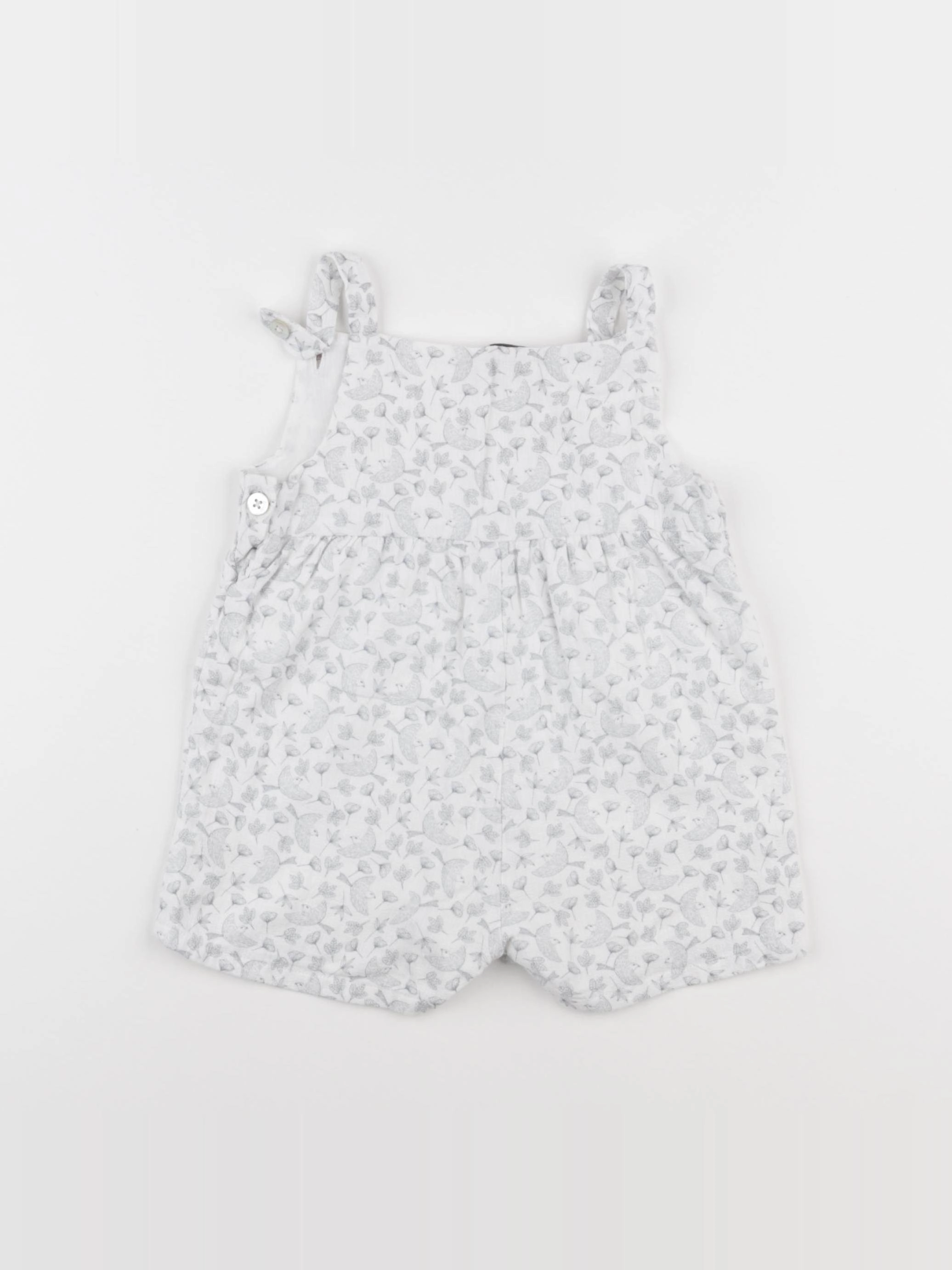Natalys - combinaison blanc, gris - 18 mois