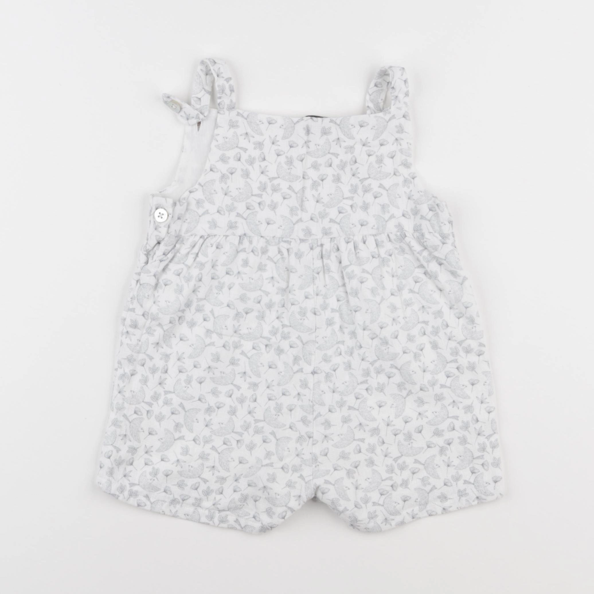 Natalys - combinaison blanc, gris - 18 mois