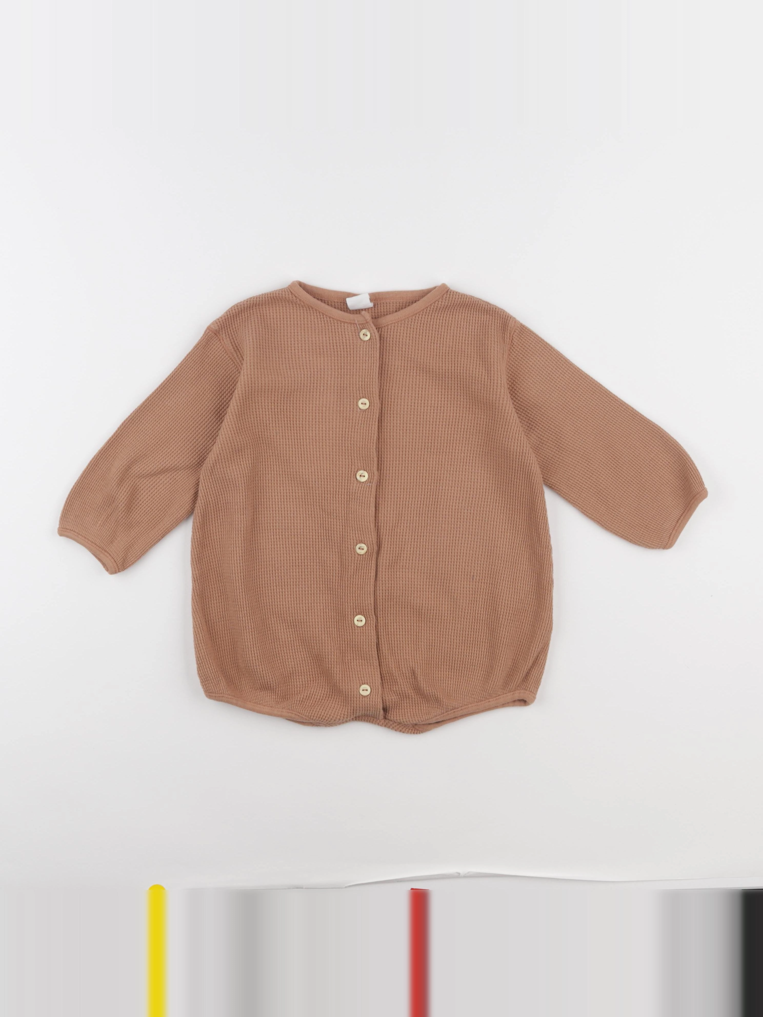 H&M - combinaison marron - 9/12 mois