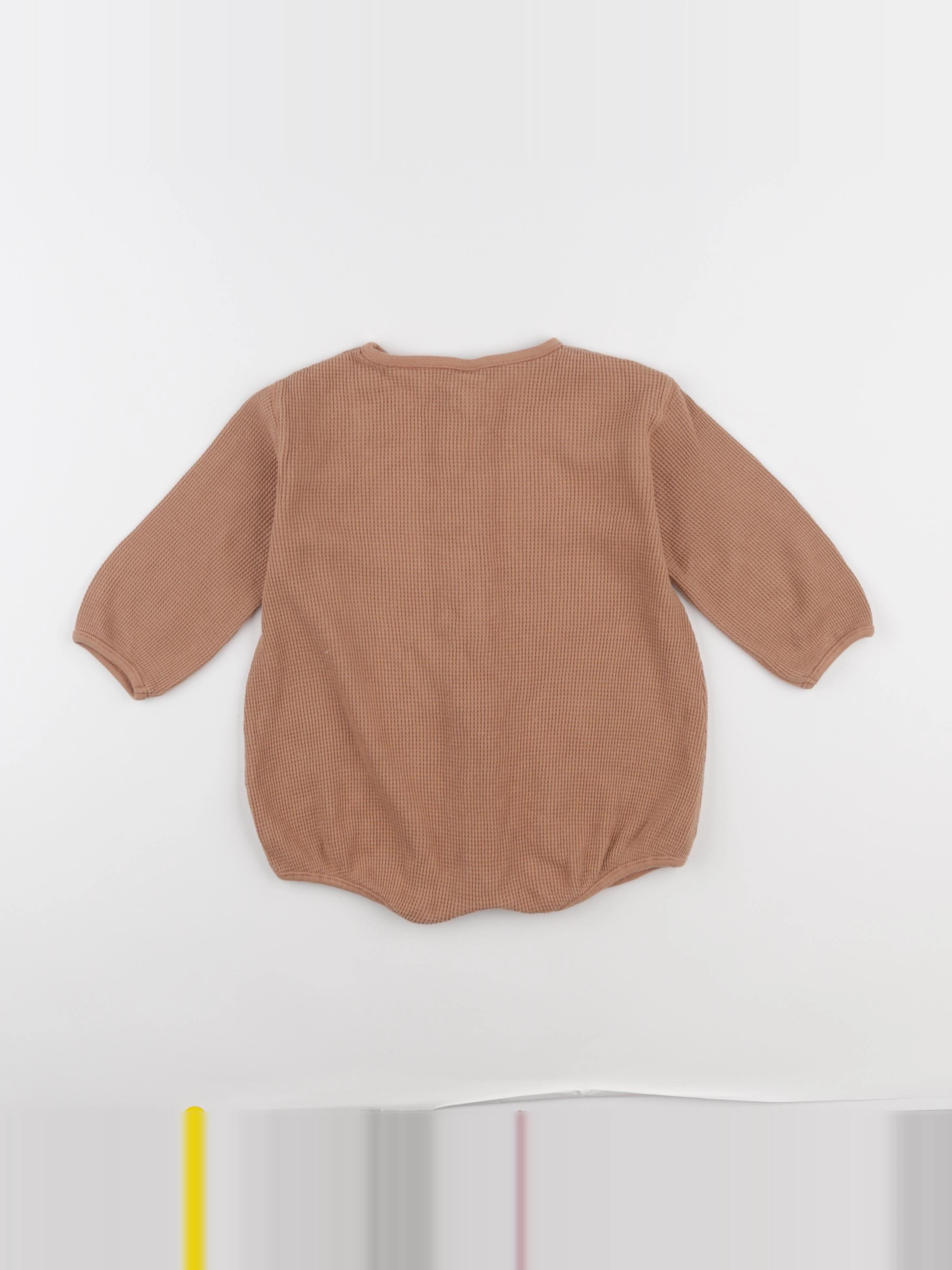 H&M - combinaison marron - 9/12 mois