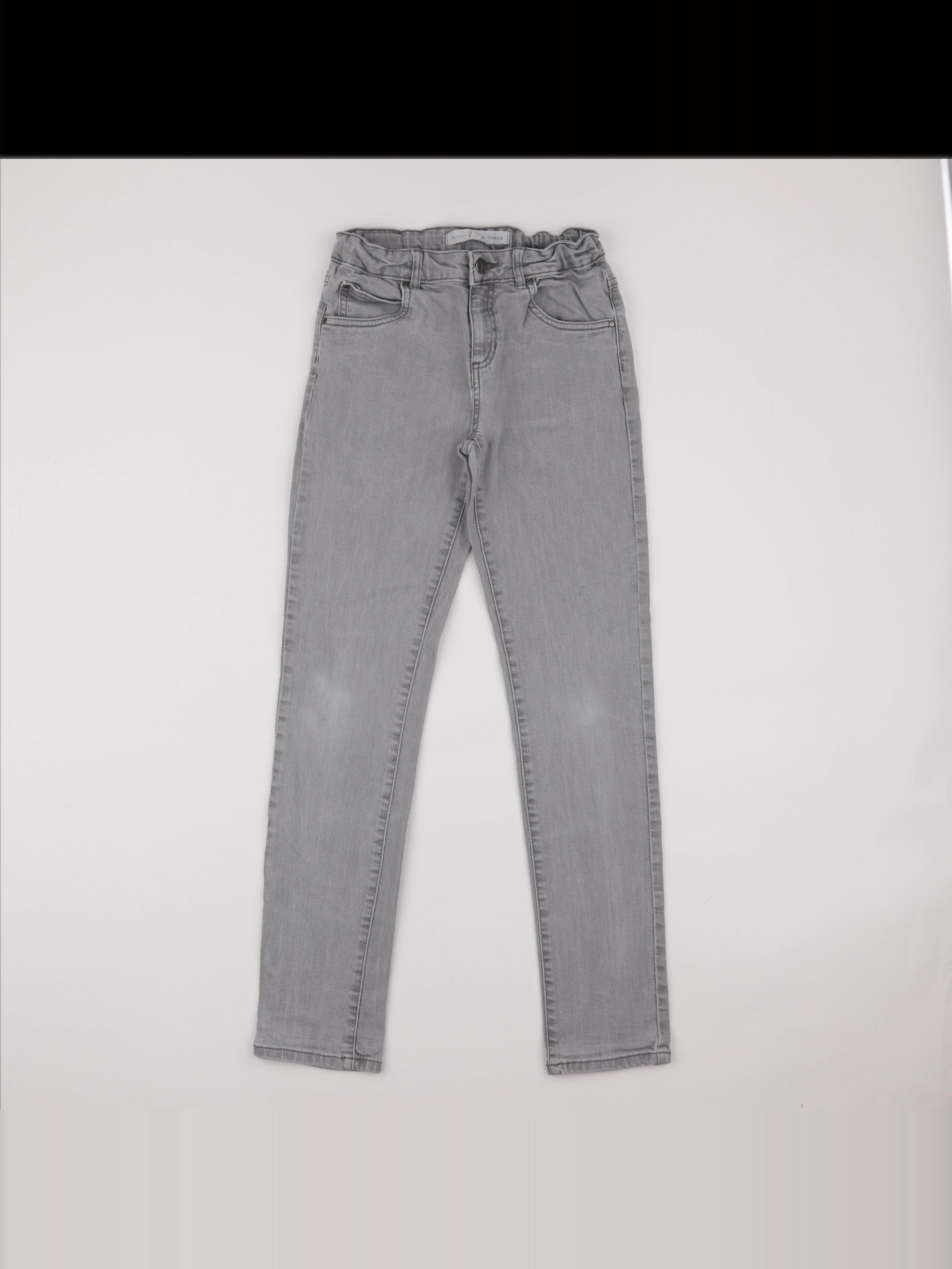 Monoprix - jean gris - 12 ans