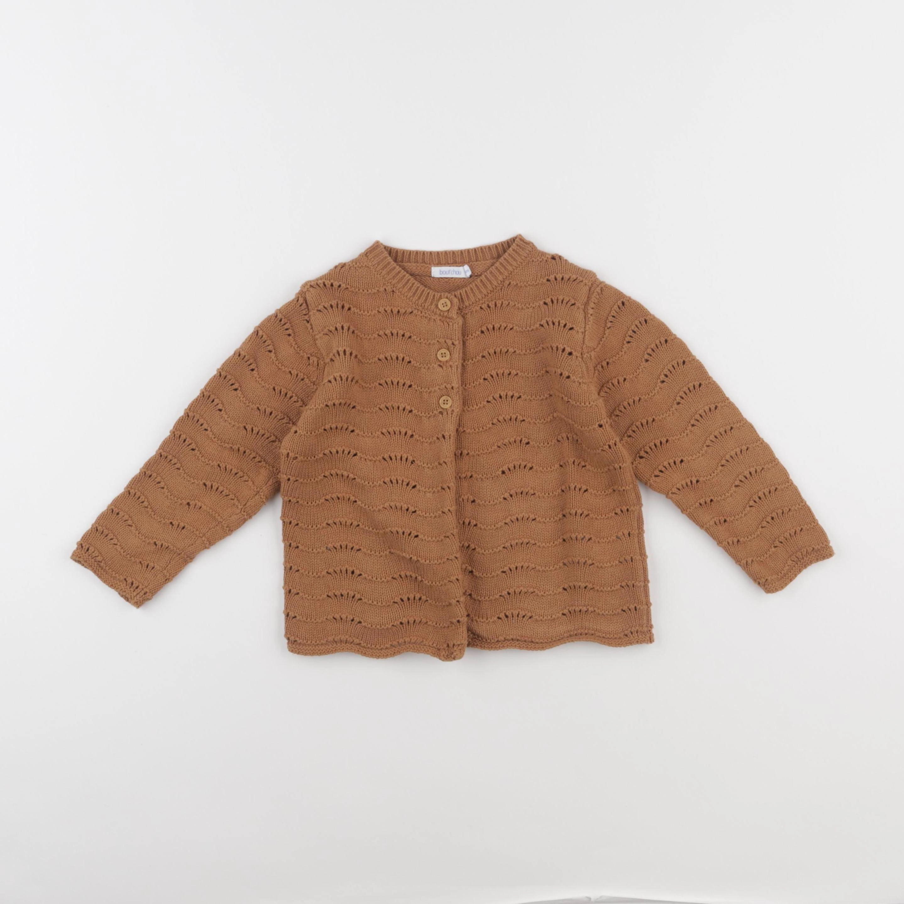 Boutchou - gilet marron - 24 mois