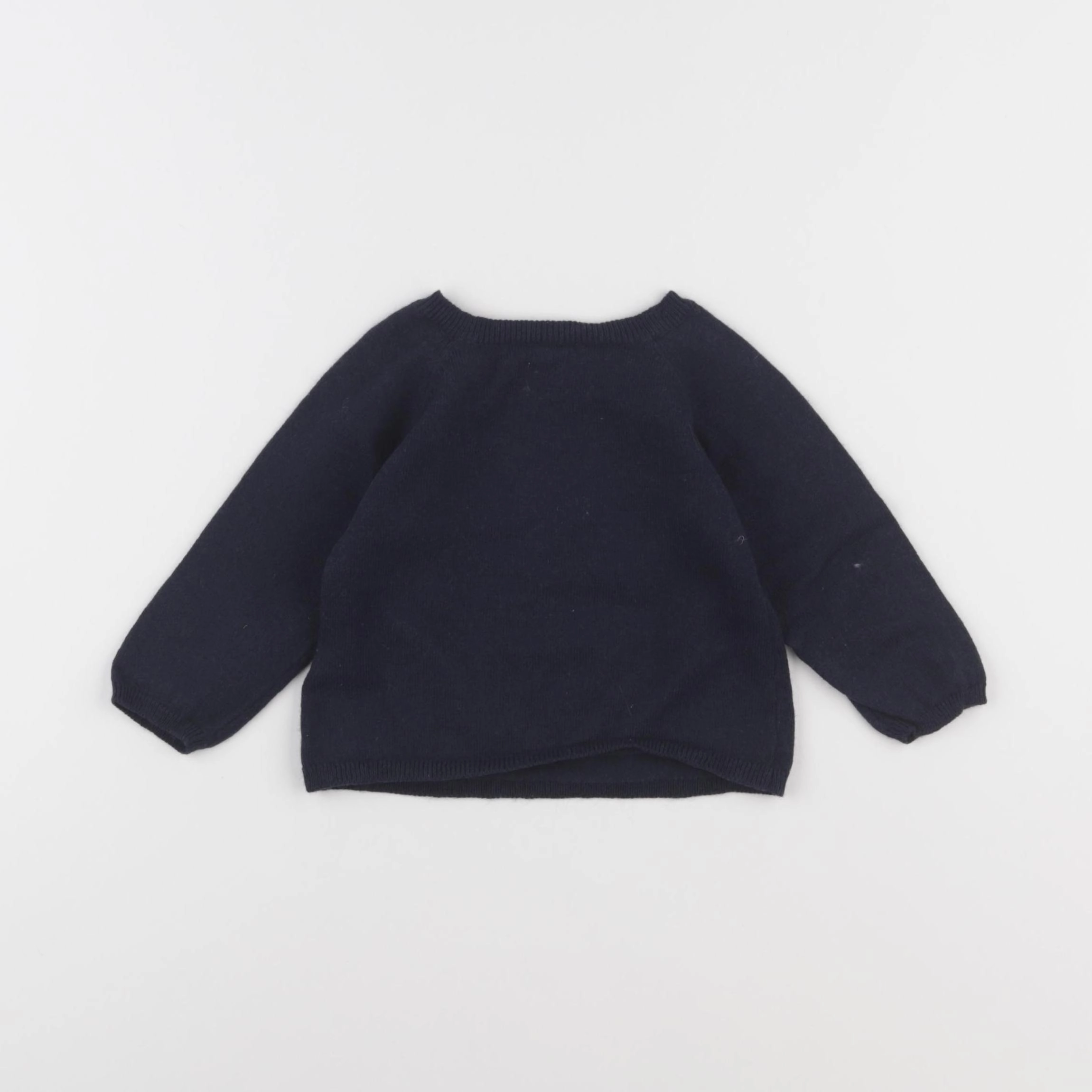 Boutchou - pull bleu - 9 mois