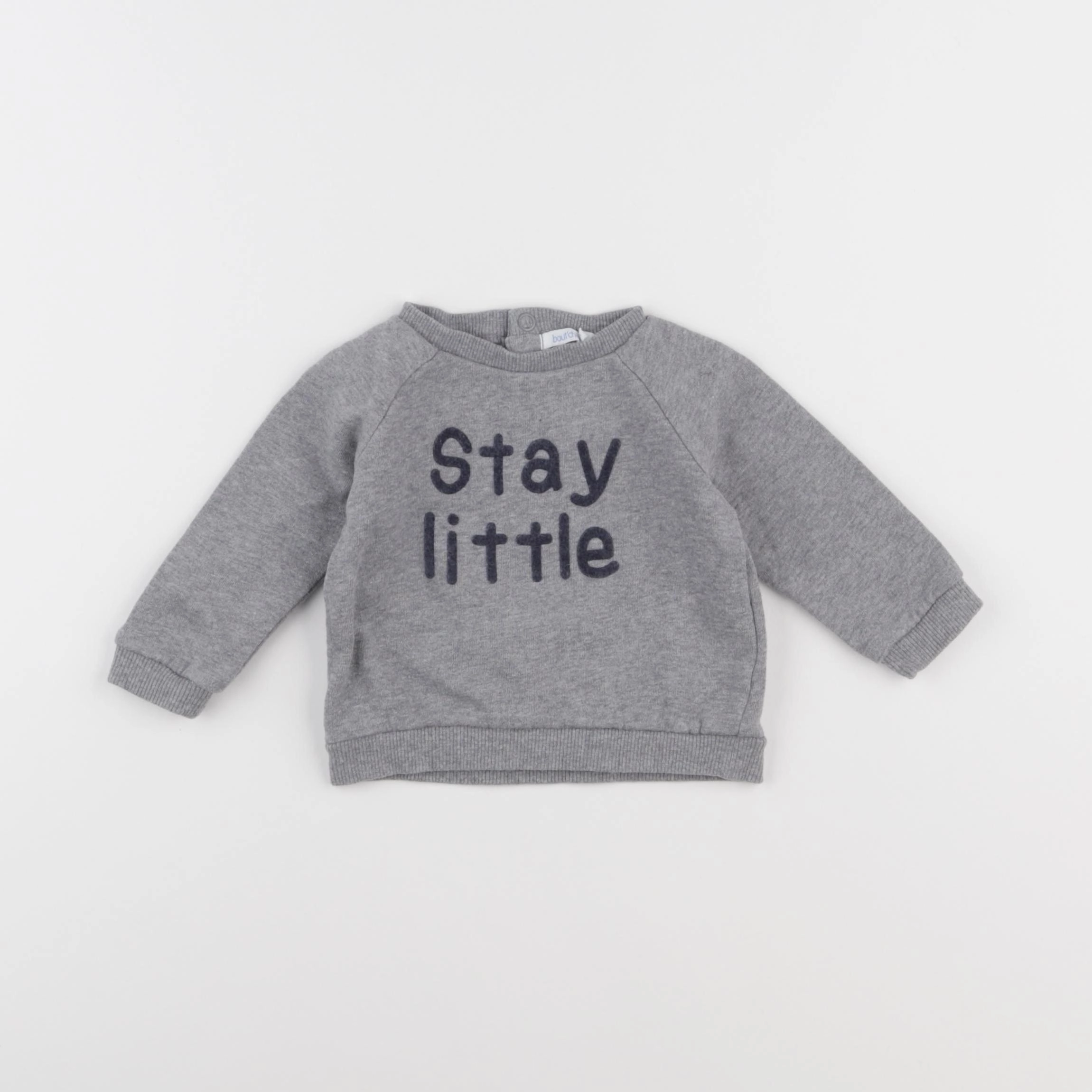 Boutchou - sweat gris - 6 mois