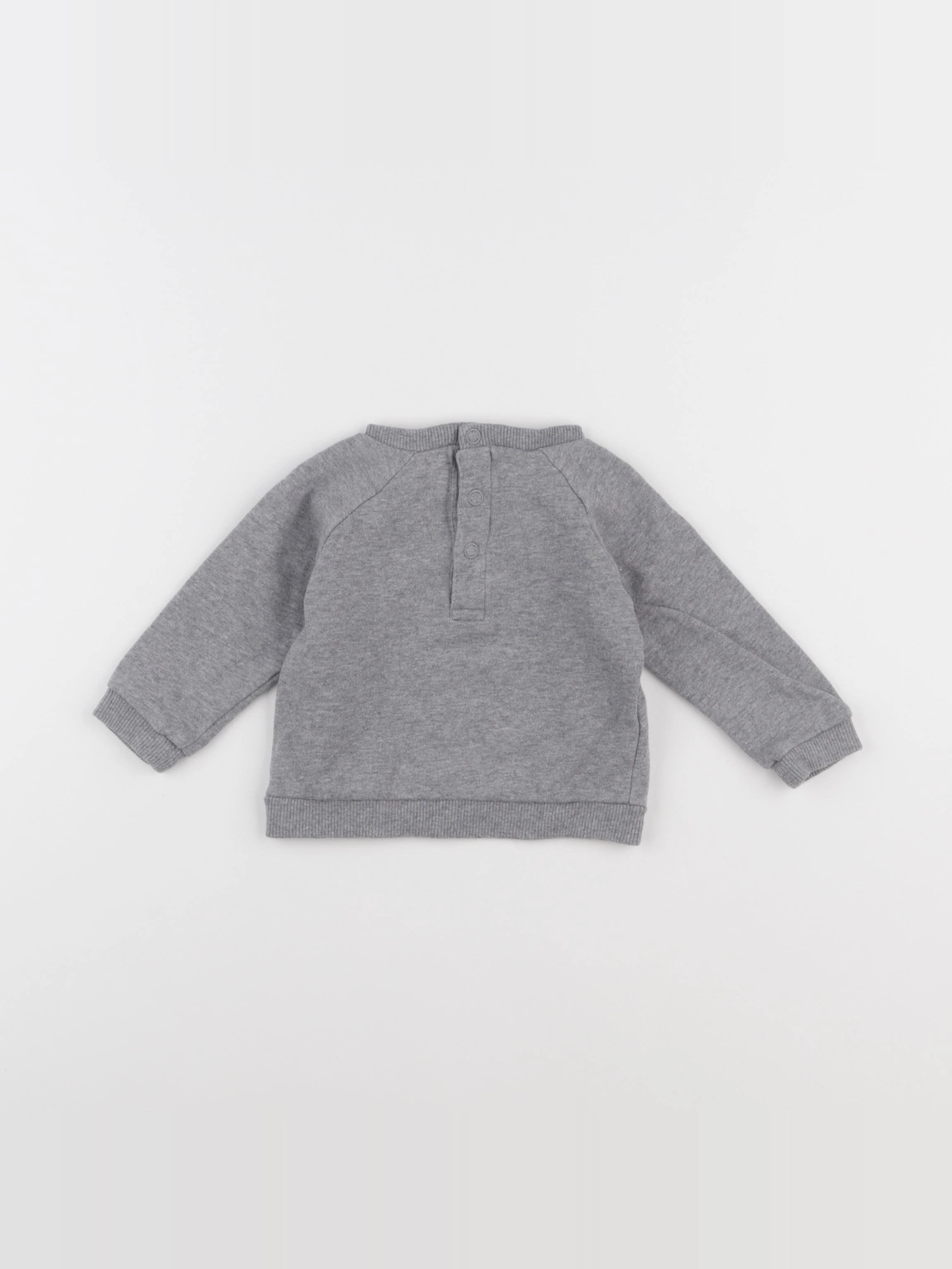 Boutchou - sweat gris - 6 mois