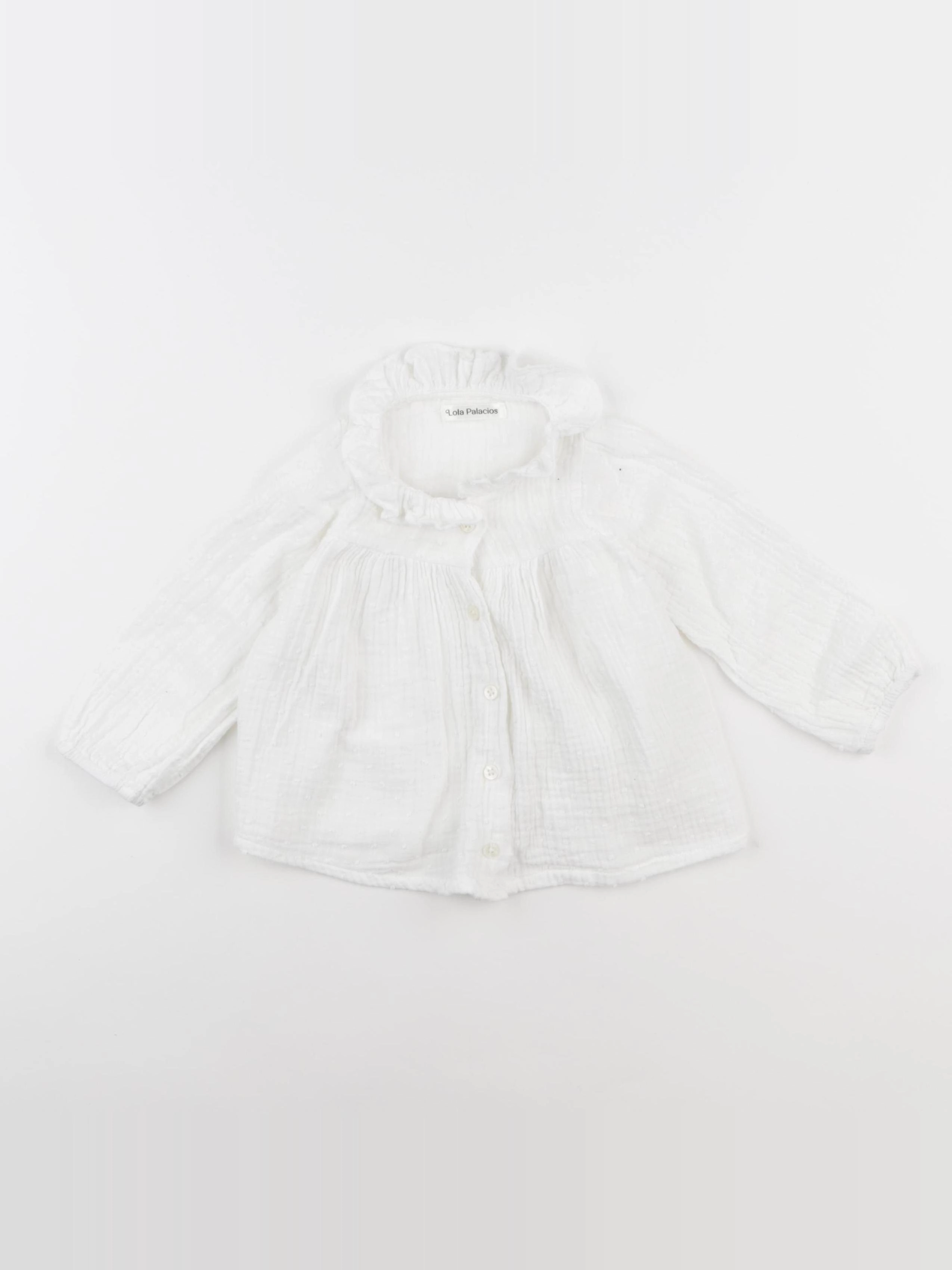 Lola Palacios - blouse blanc - 18 mois