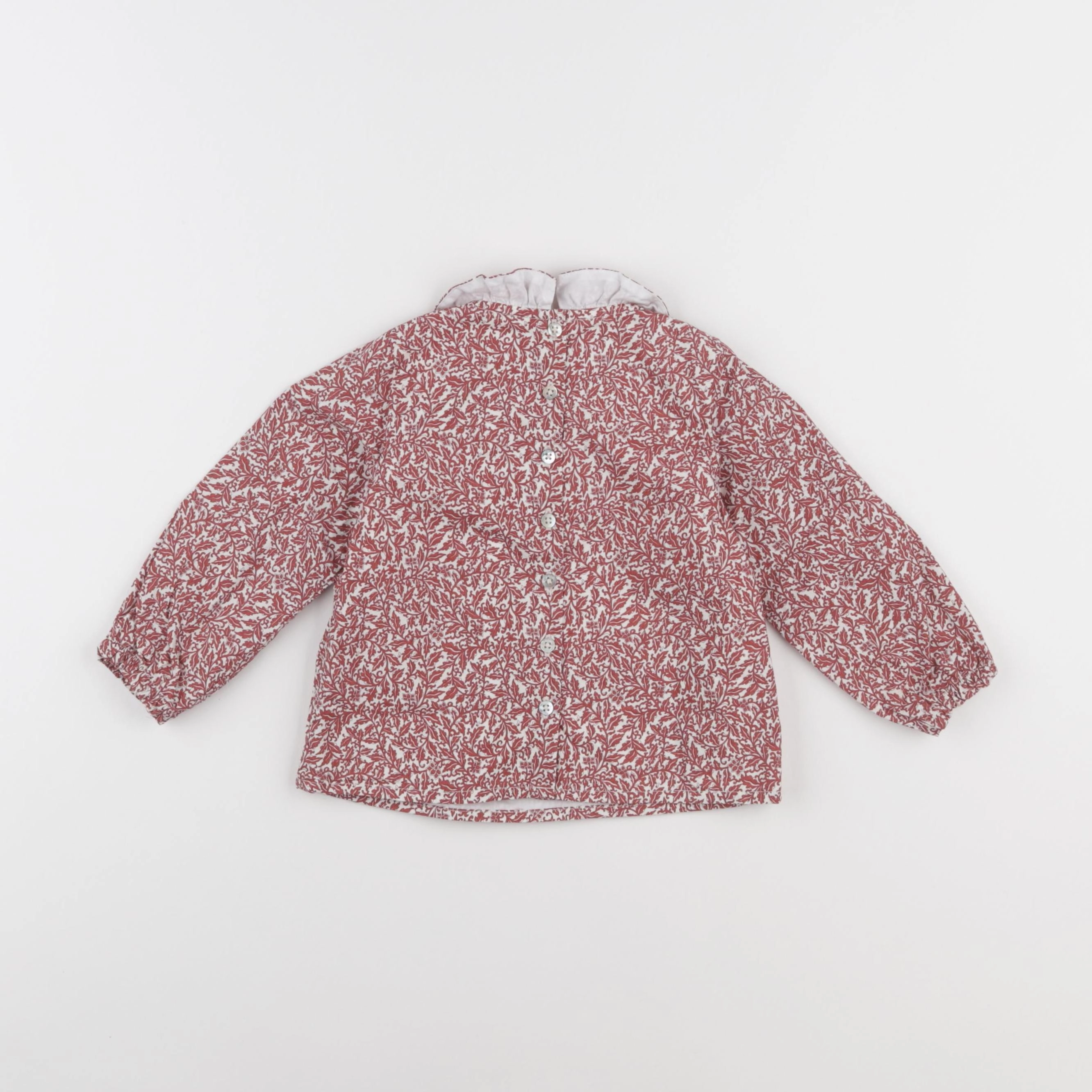 Natalys - blouse rouge - 18 mois
