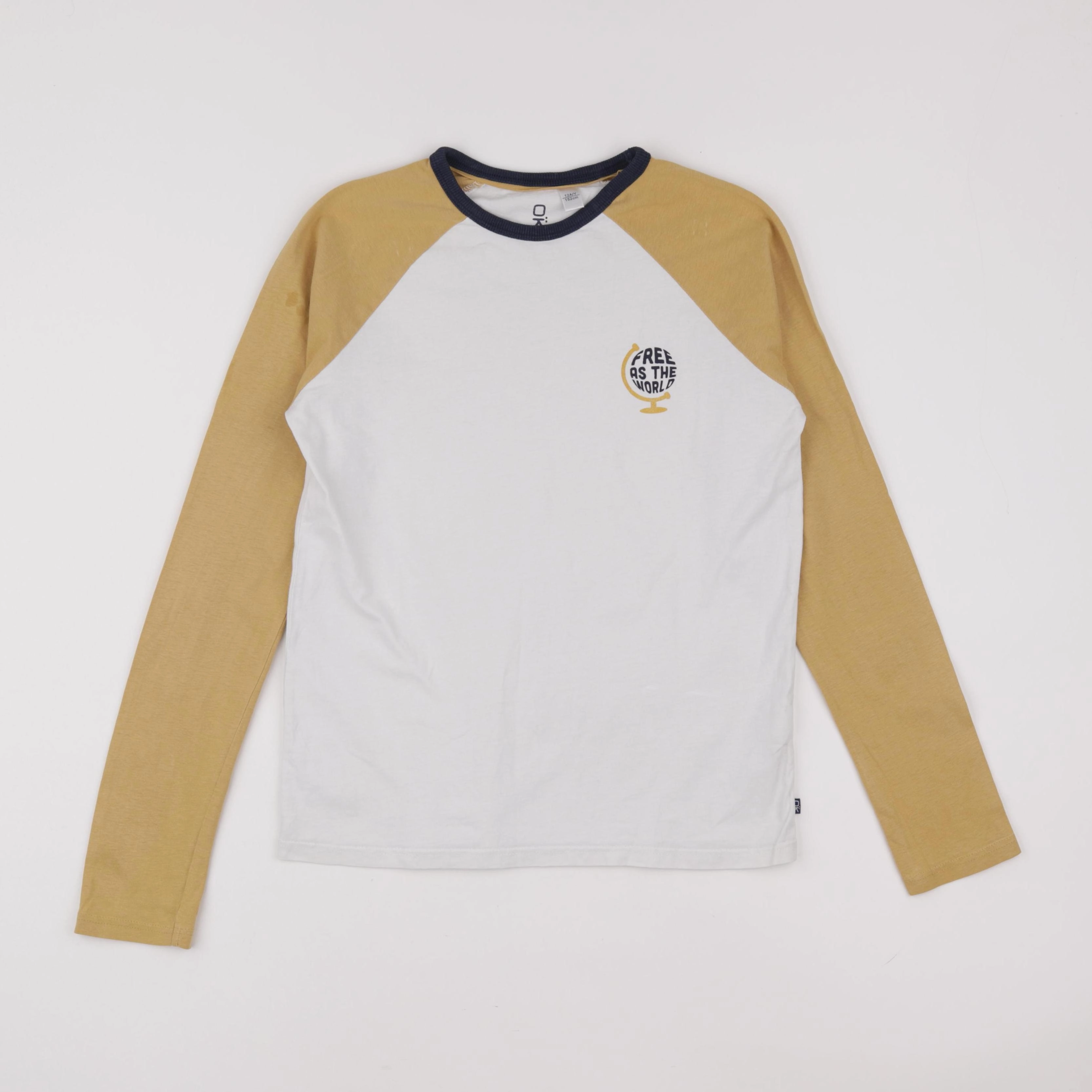 Okaidi - tee-shirt bleu, jaune - 12 ans