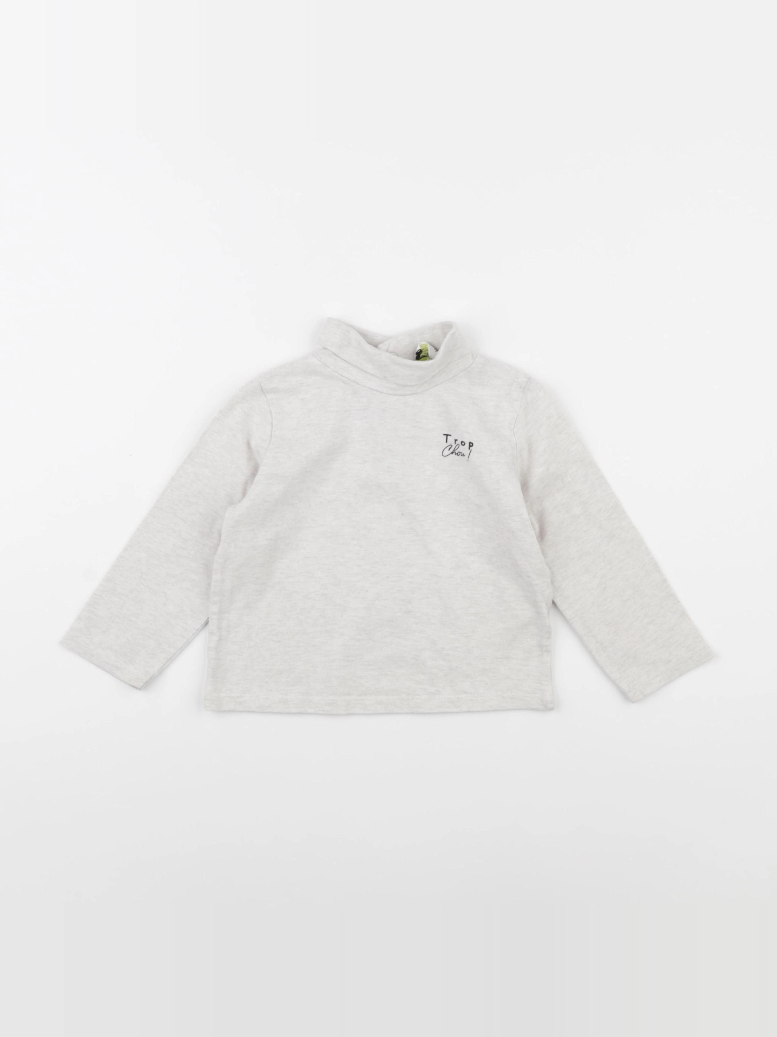 Tape à l'oeil - sous-pull beige - 24 mois