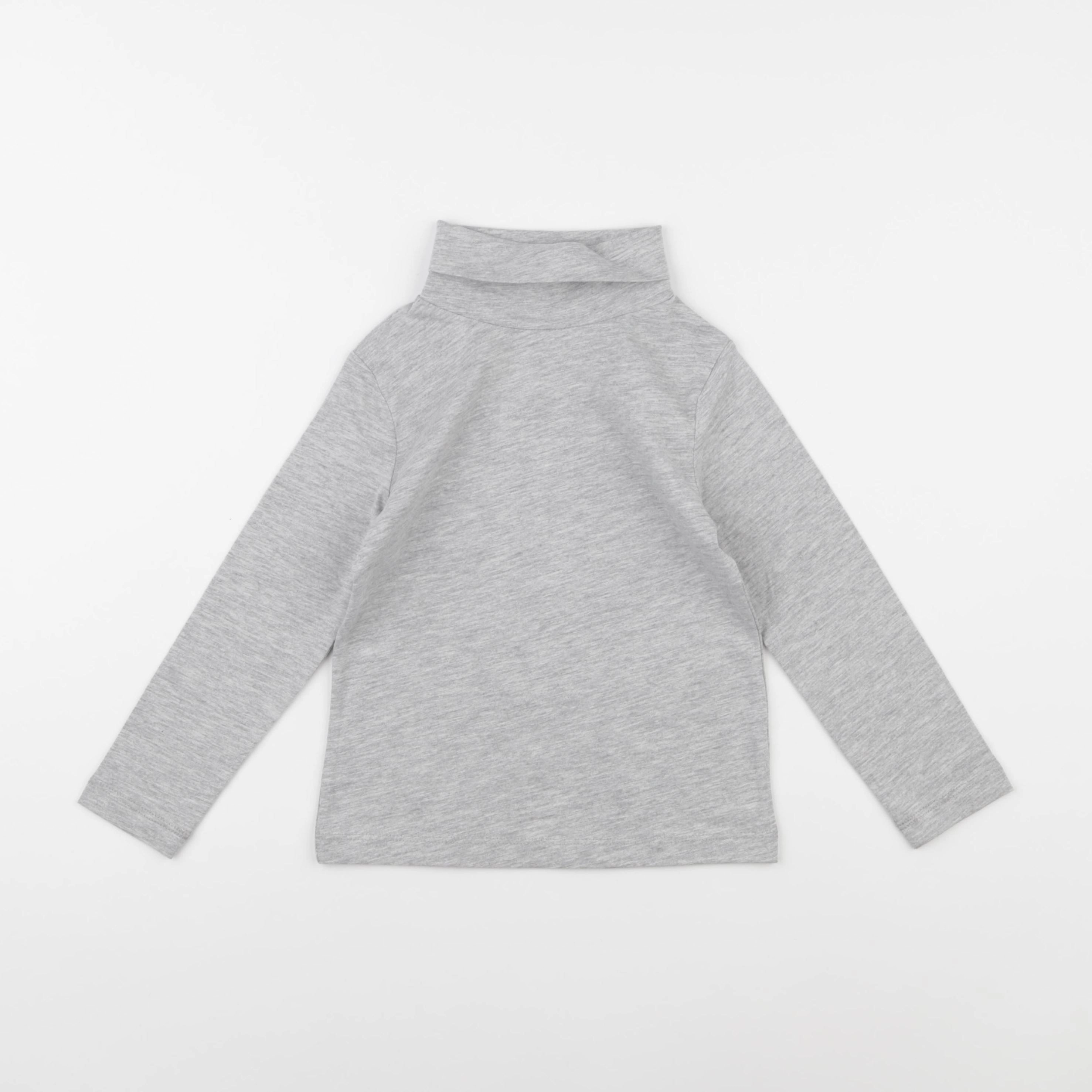 Monoprix - sous-pull gris - 3 ans