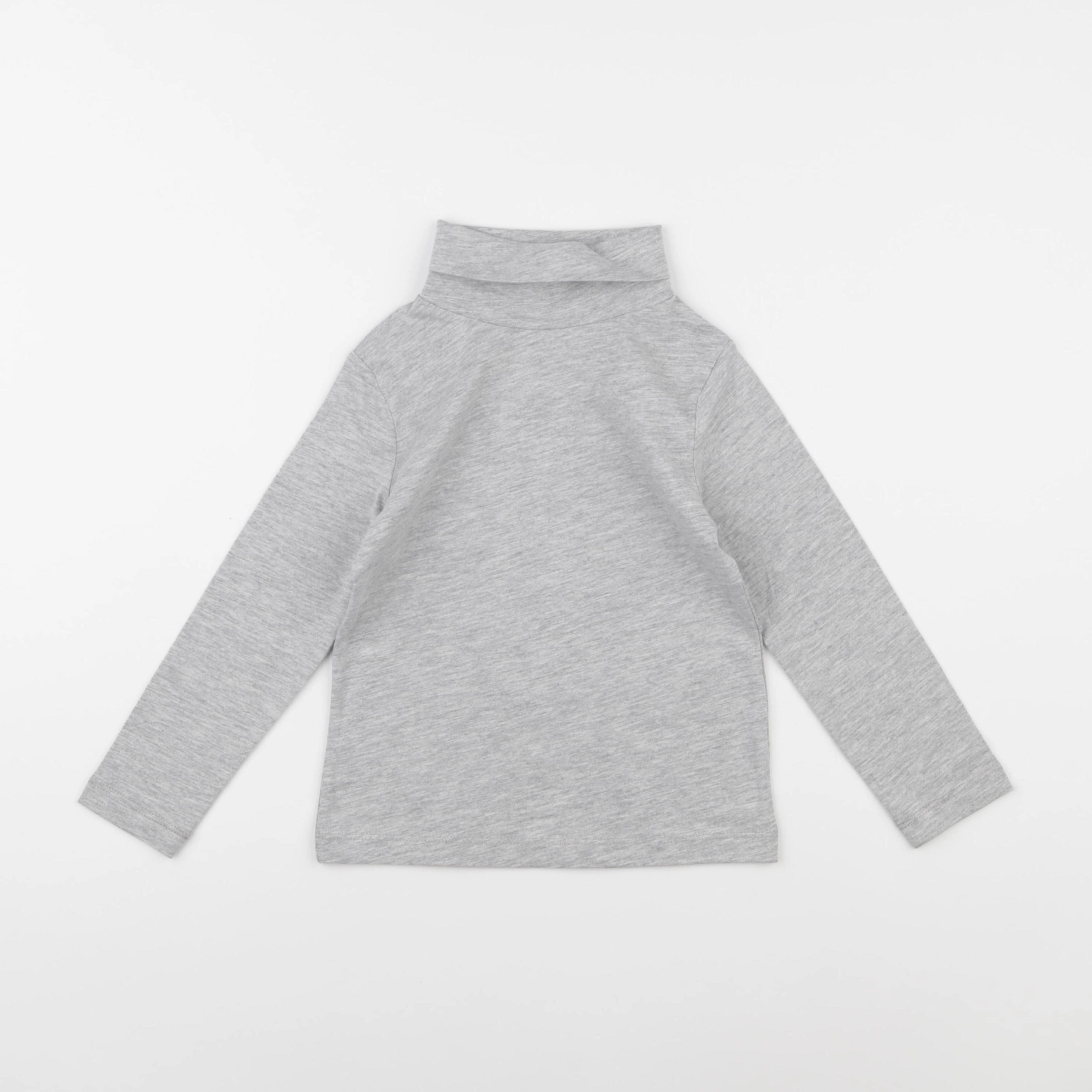 Monoprix - sous-pull gris - 3 ans