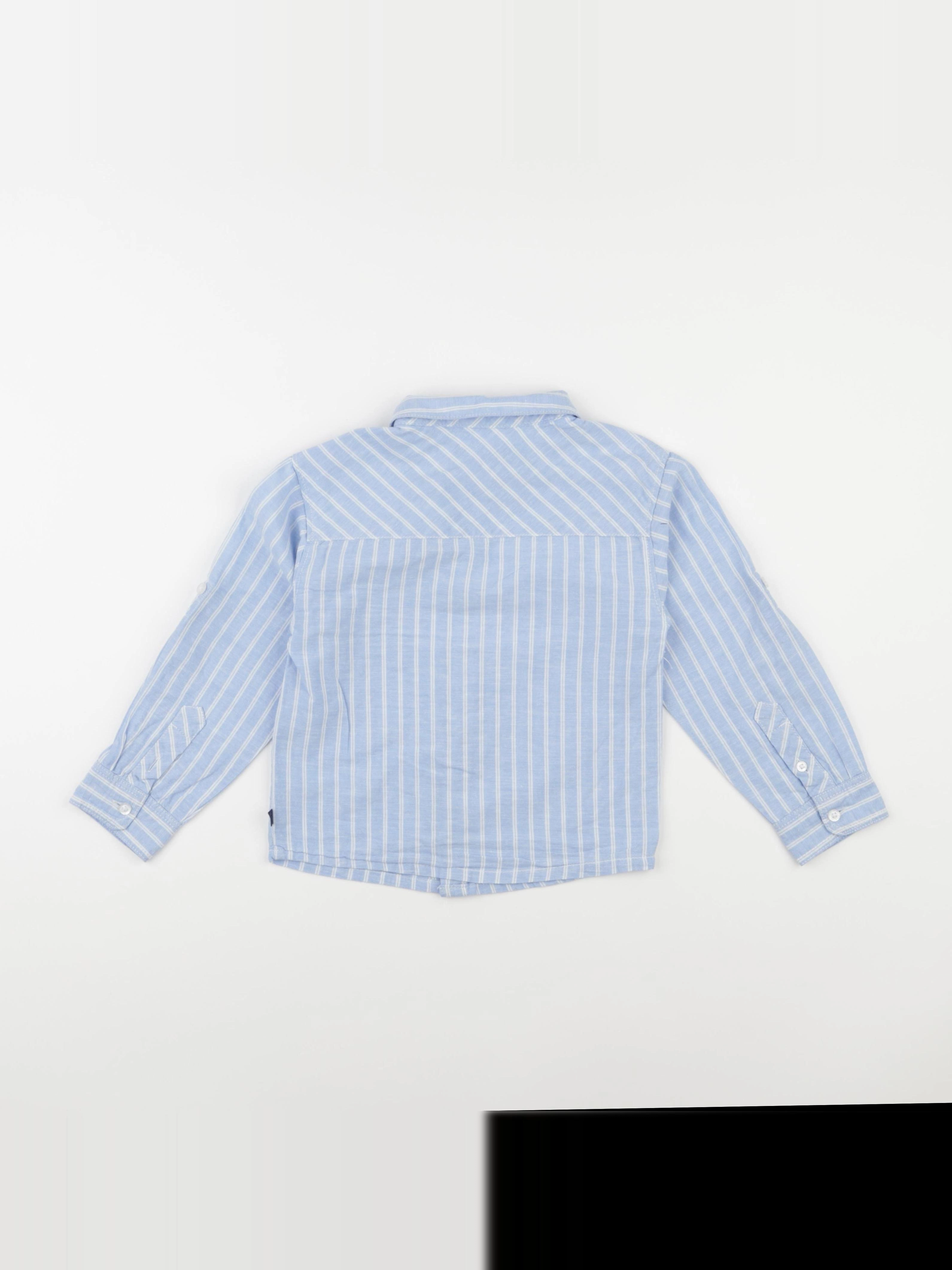 Okaidi - chemise bleu - 3 ans