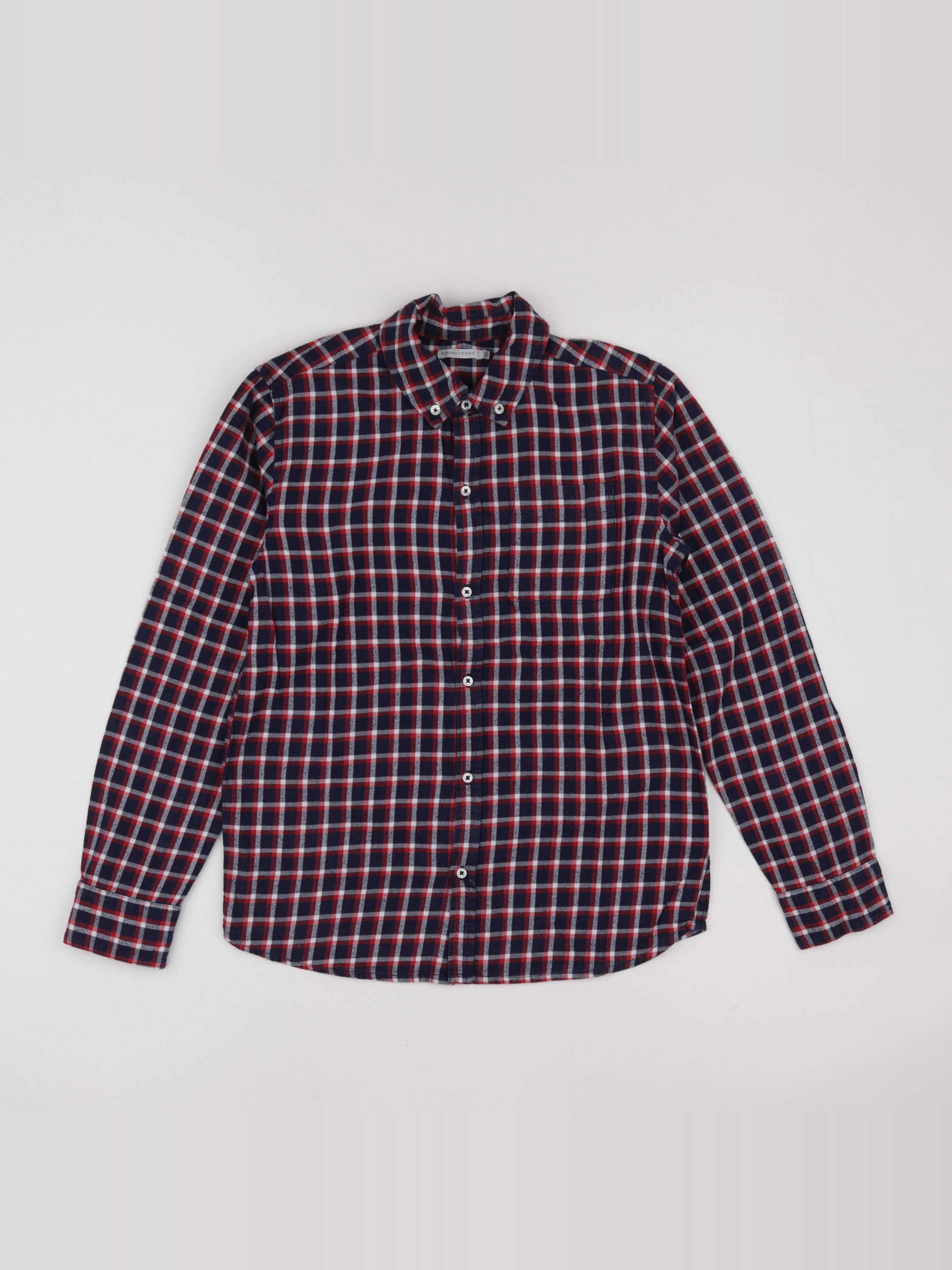 Monoprix - chemise bleu - 12 ans