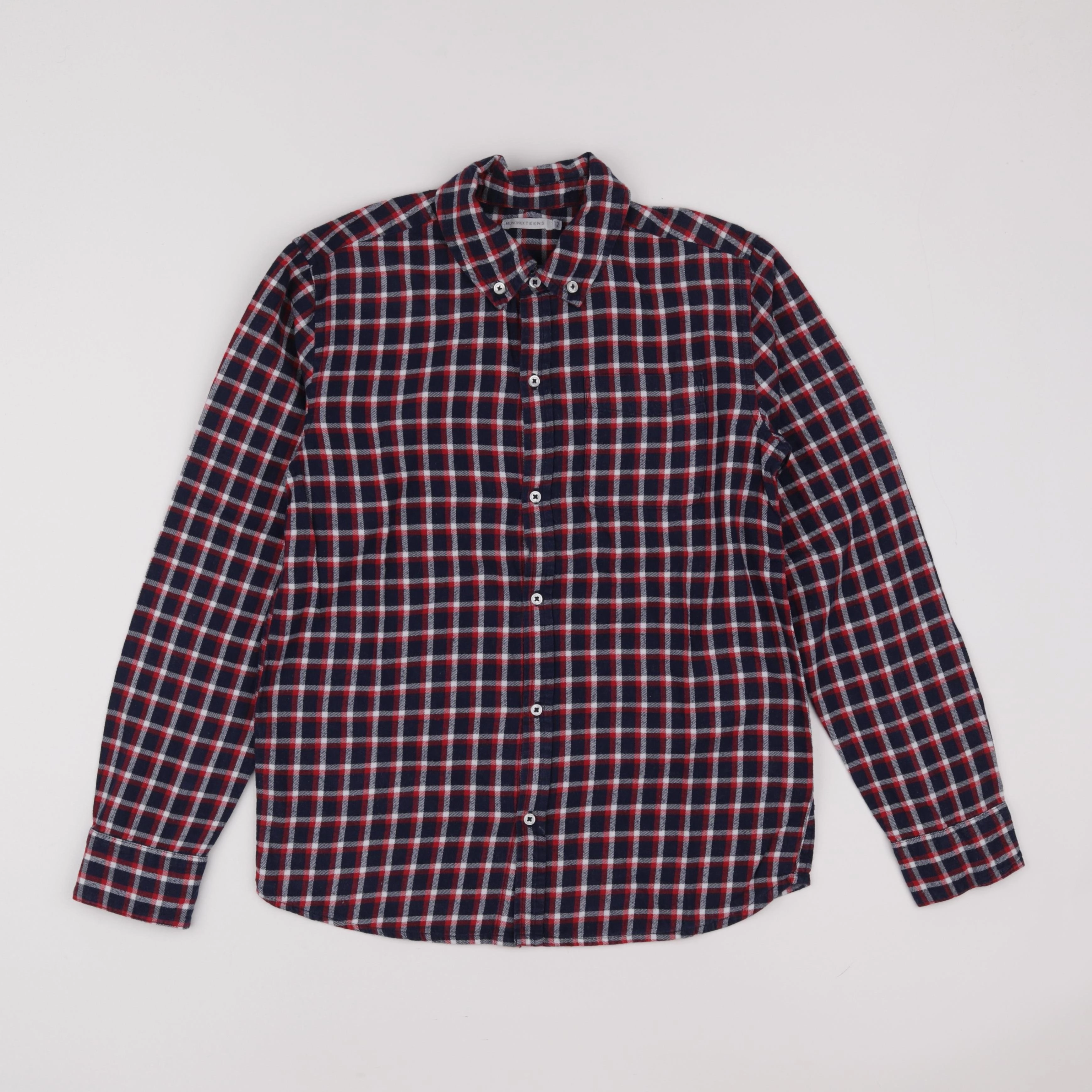 Monoprix - chemise bleu - 12 ans