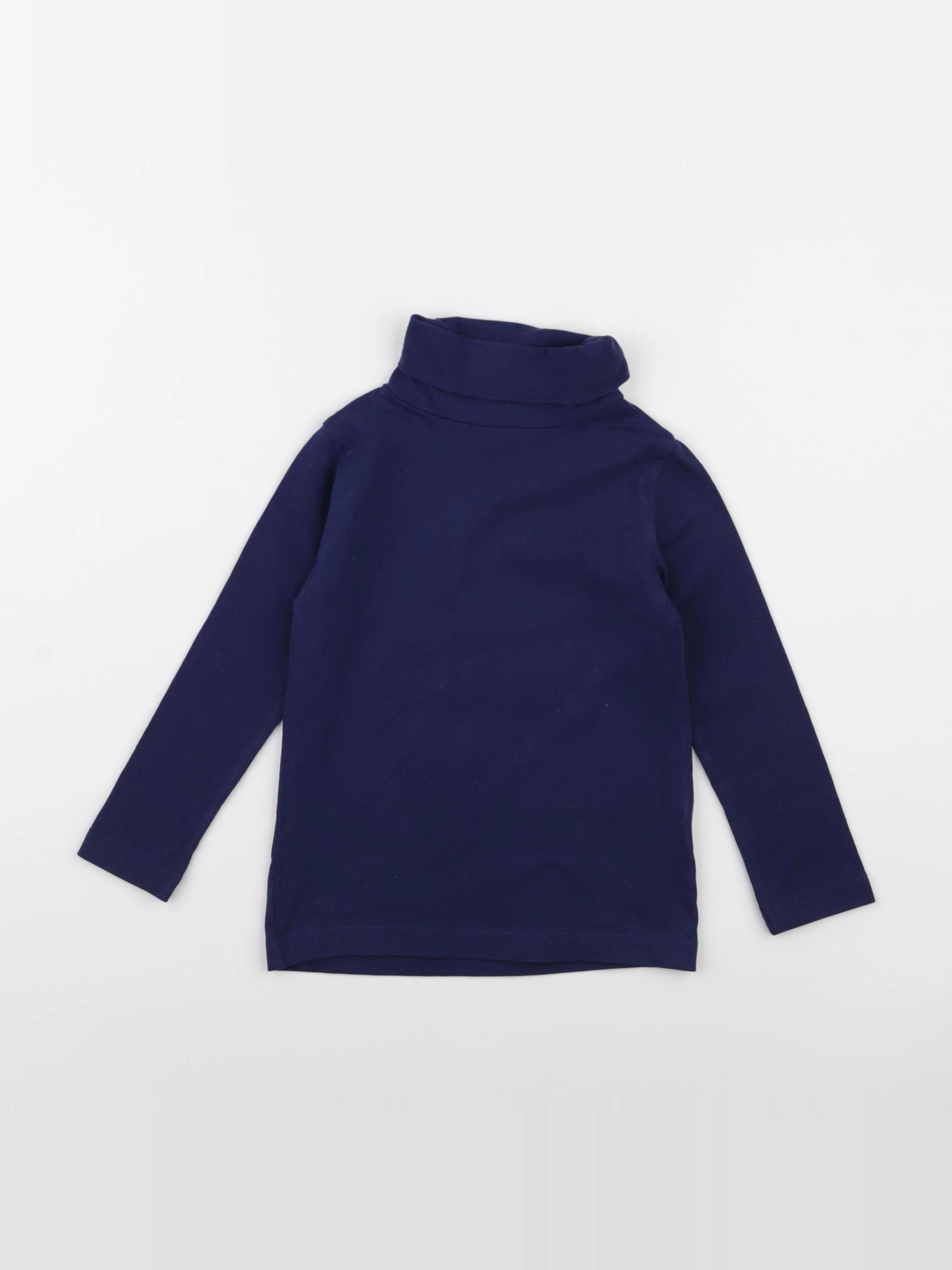 Monoprix - sous-pull bleu - 3 ans