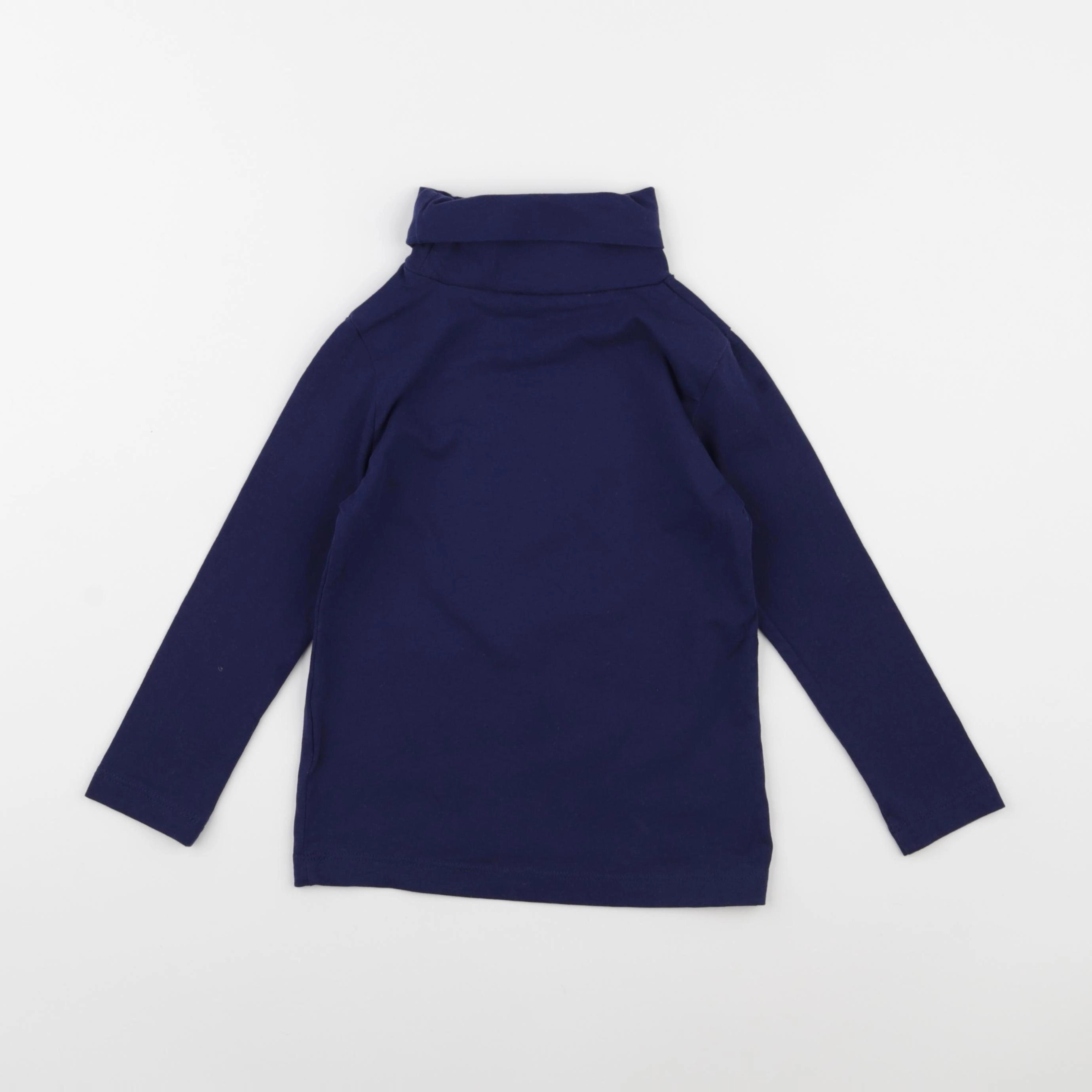 Monoprix - sous-pull bleu - 3 ans