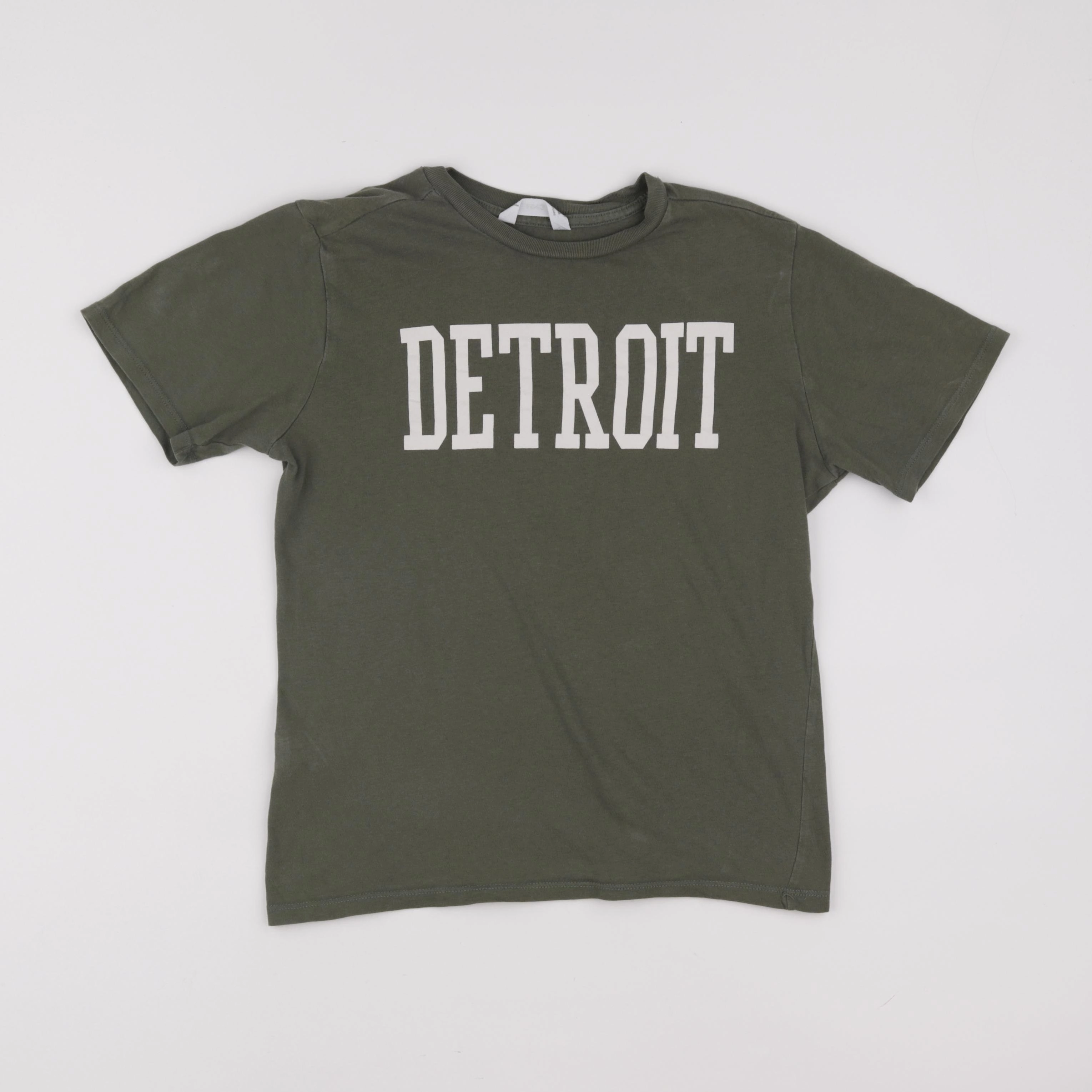 Mango - tee-shirt vert - 11/12 ans