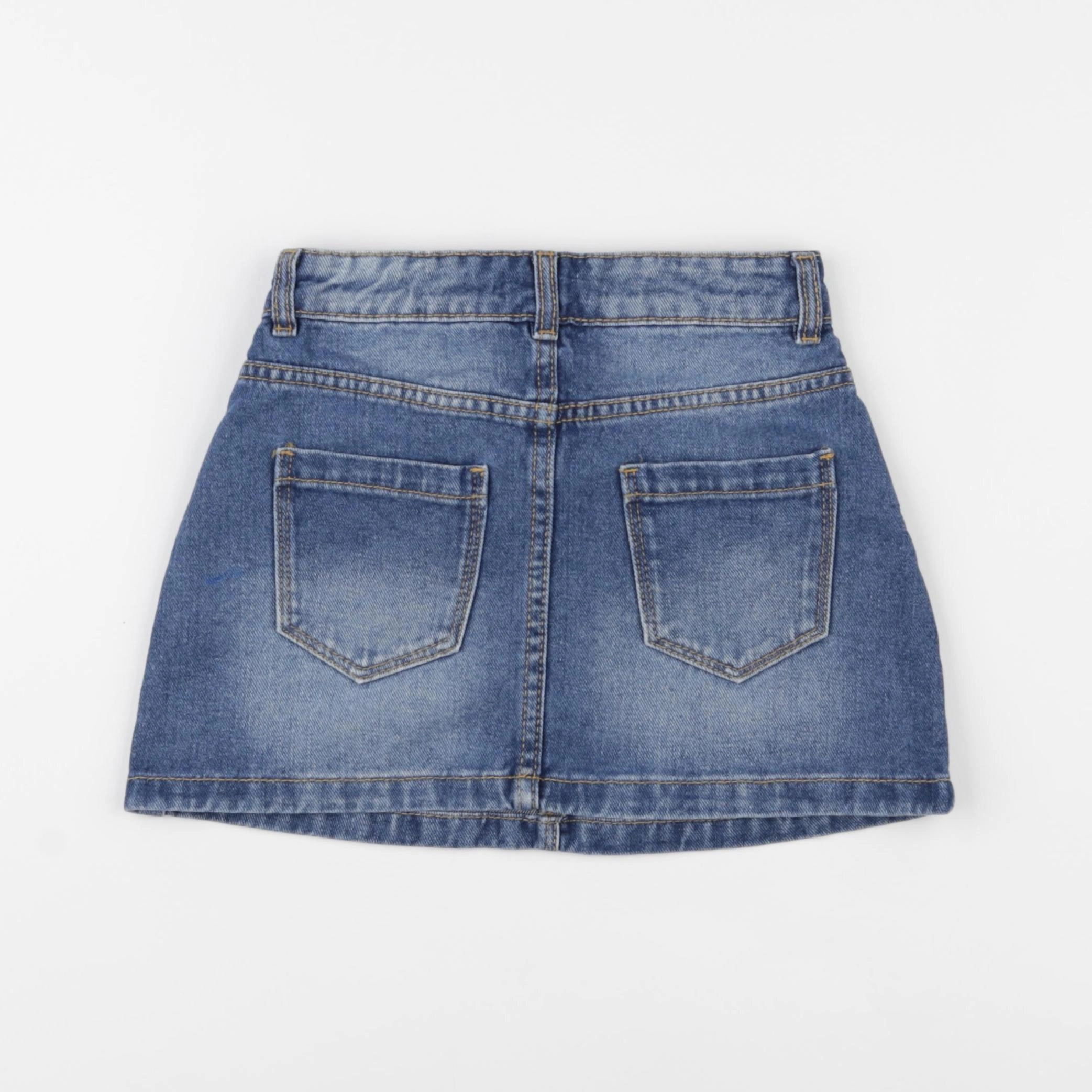 Vertbaudet - jupe bleu - 7 ans