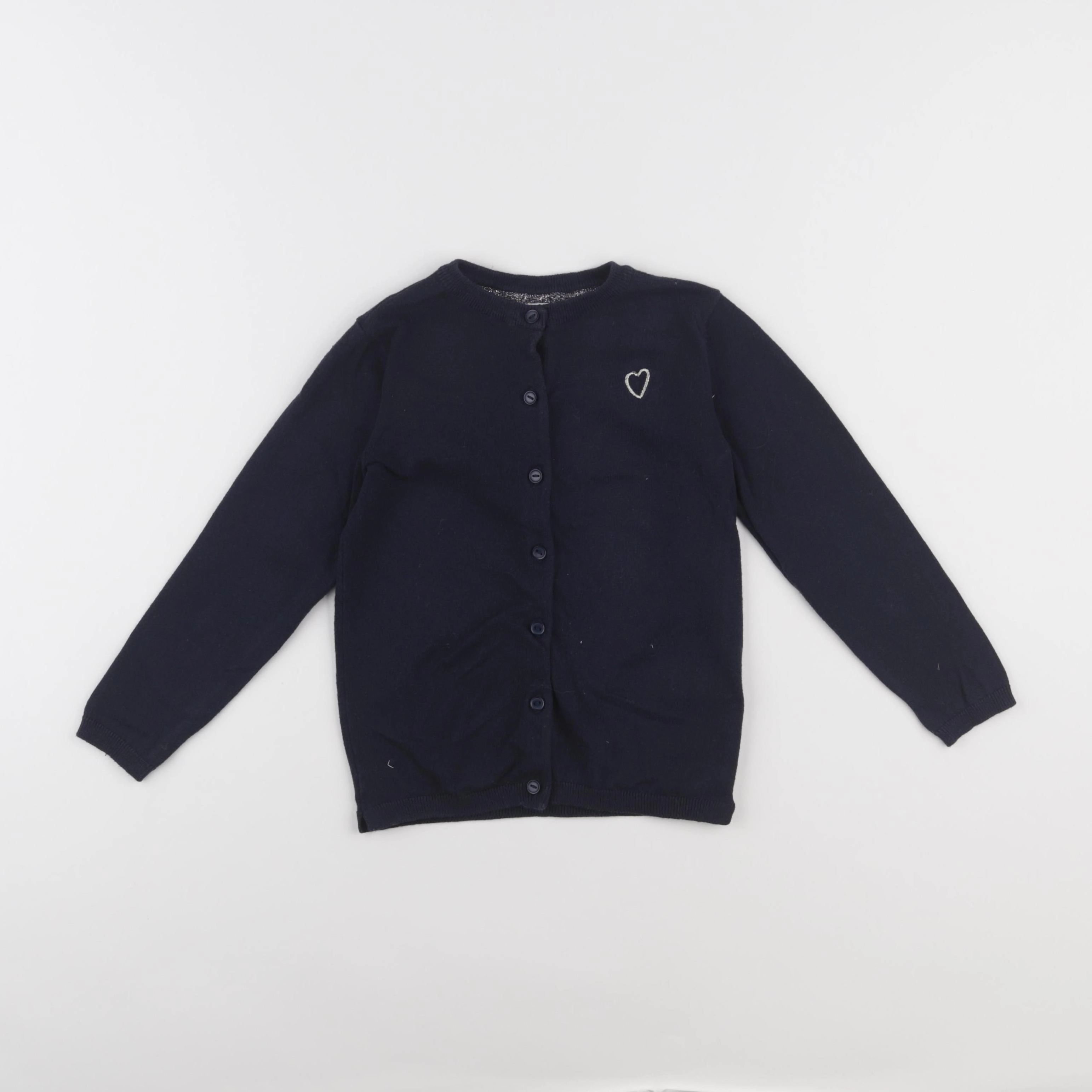 Vertbaudet - gilet bleu - 6 ans