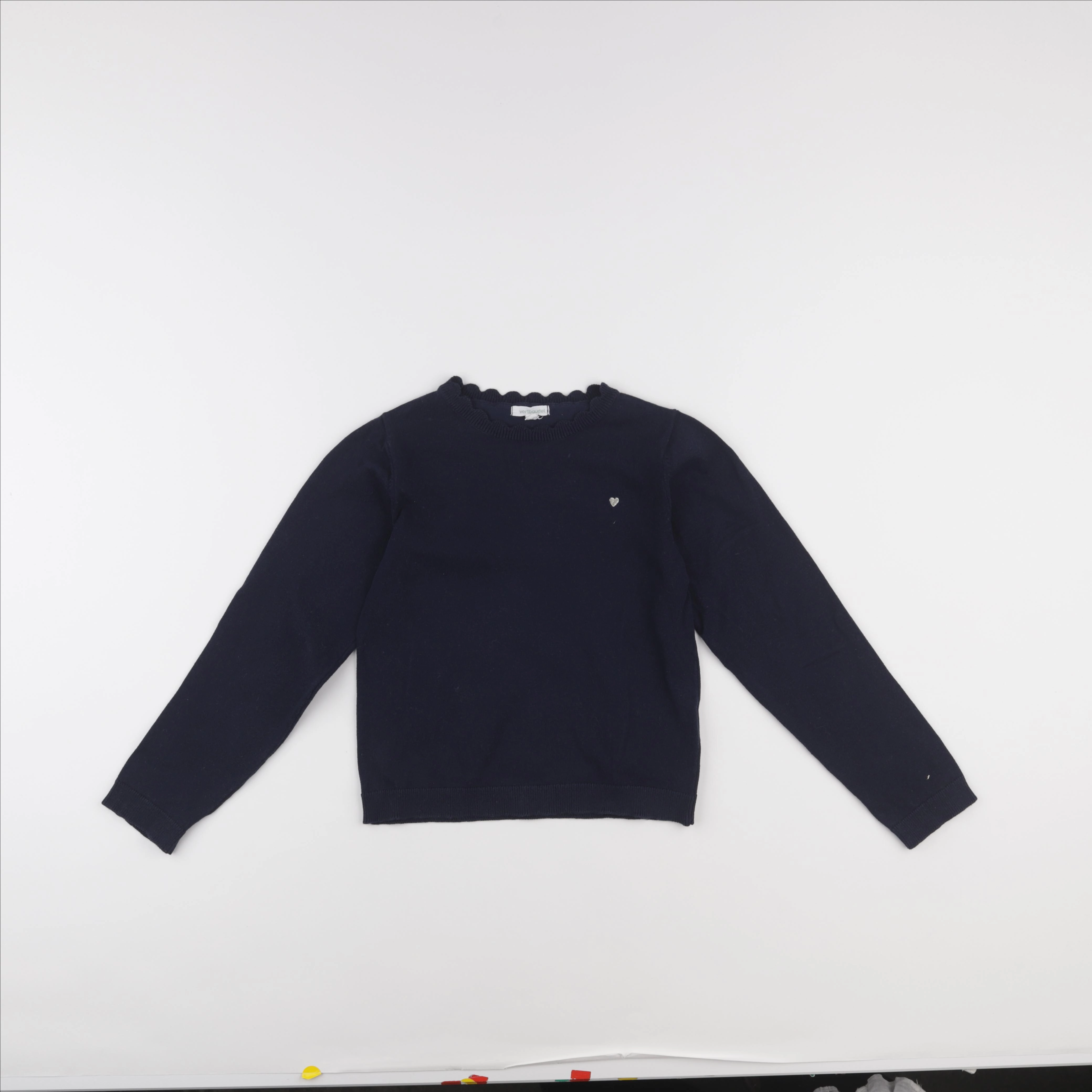 Vertbaudet - pull bleu - 8 ans