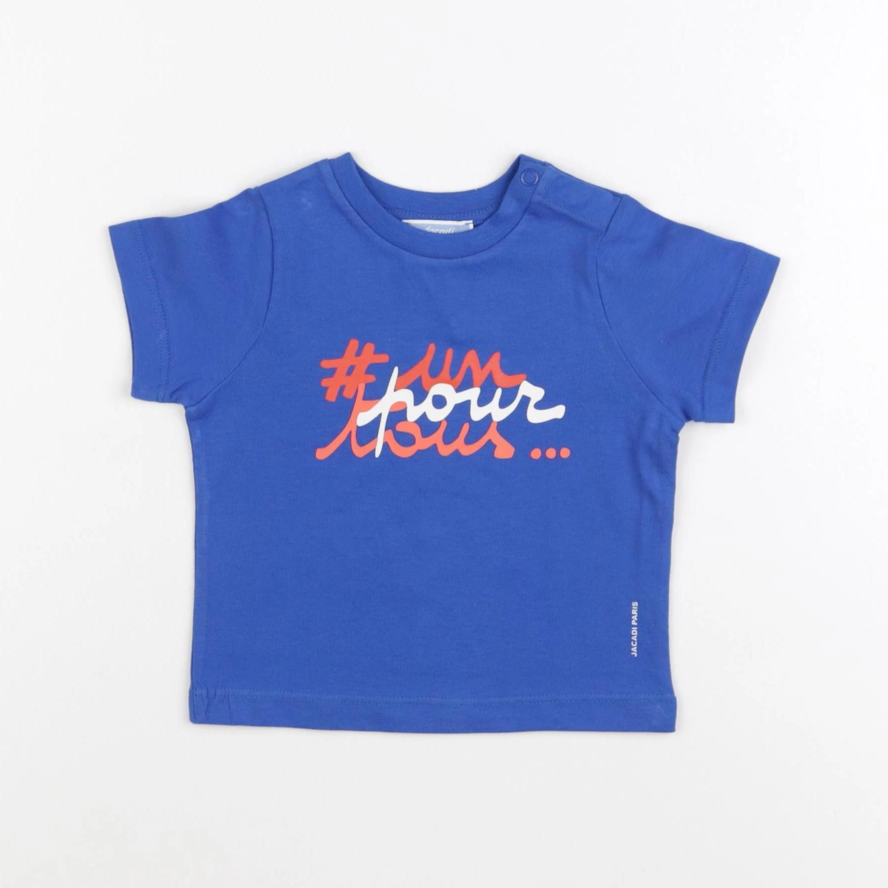 Jacadi - tee-shirt bleu - 12 mois