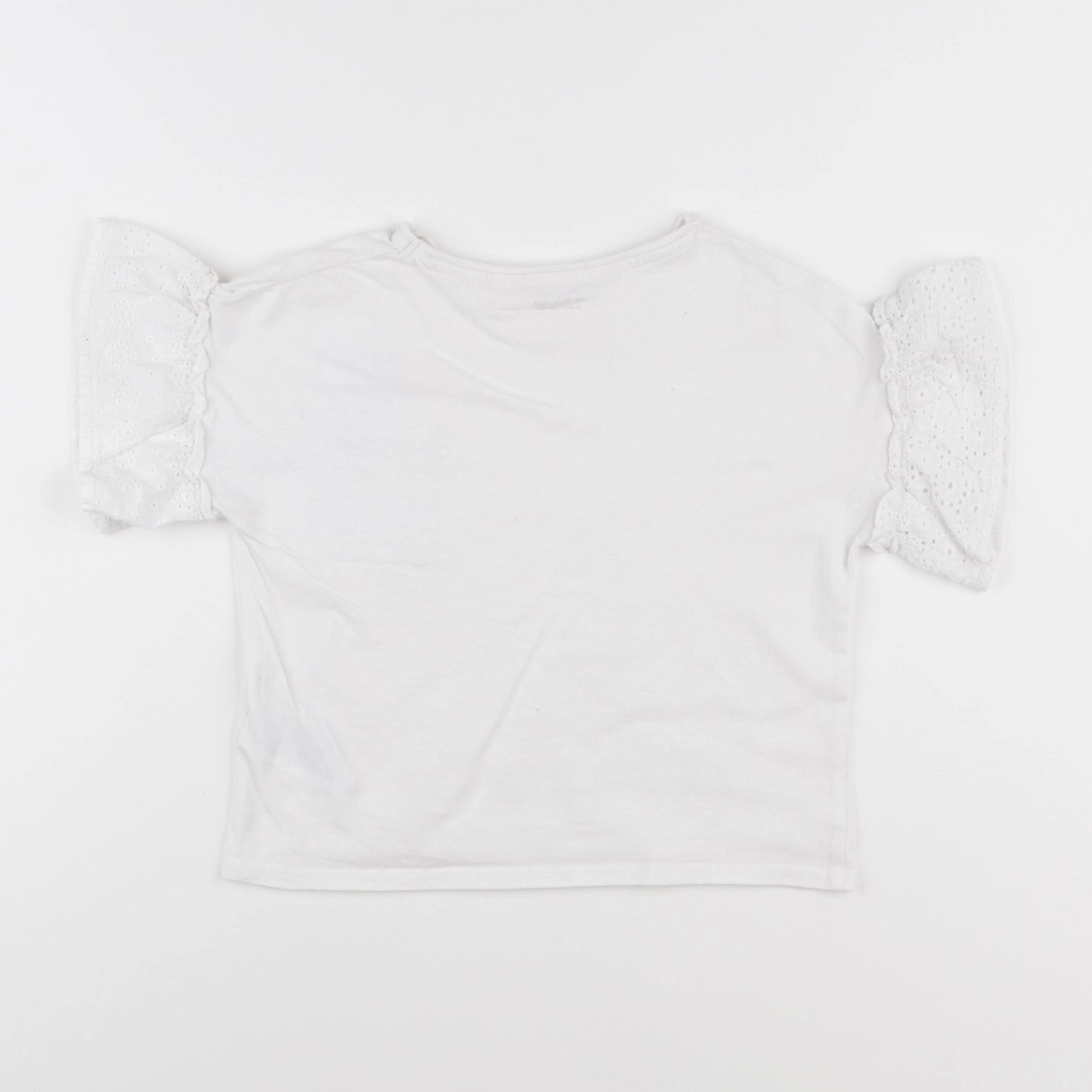 Vertbaudet - tee-shirt blanc - 6 ans