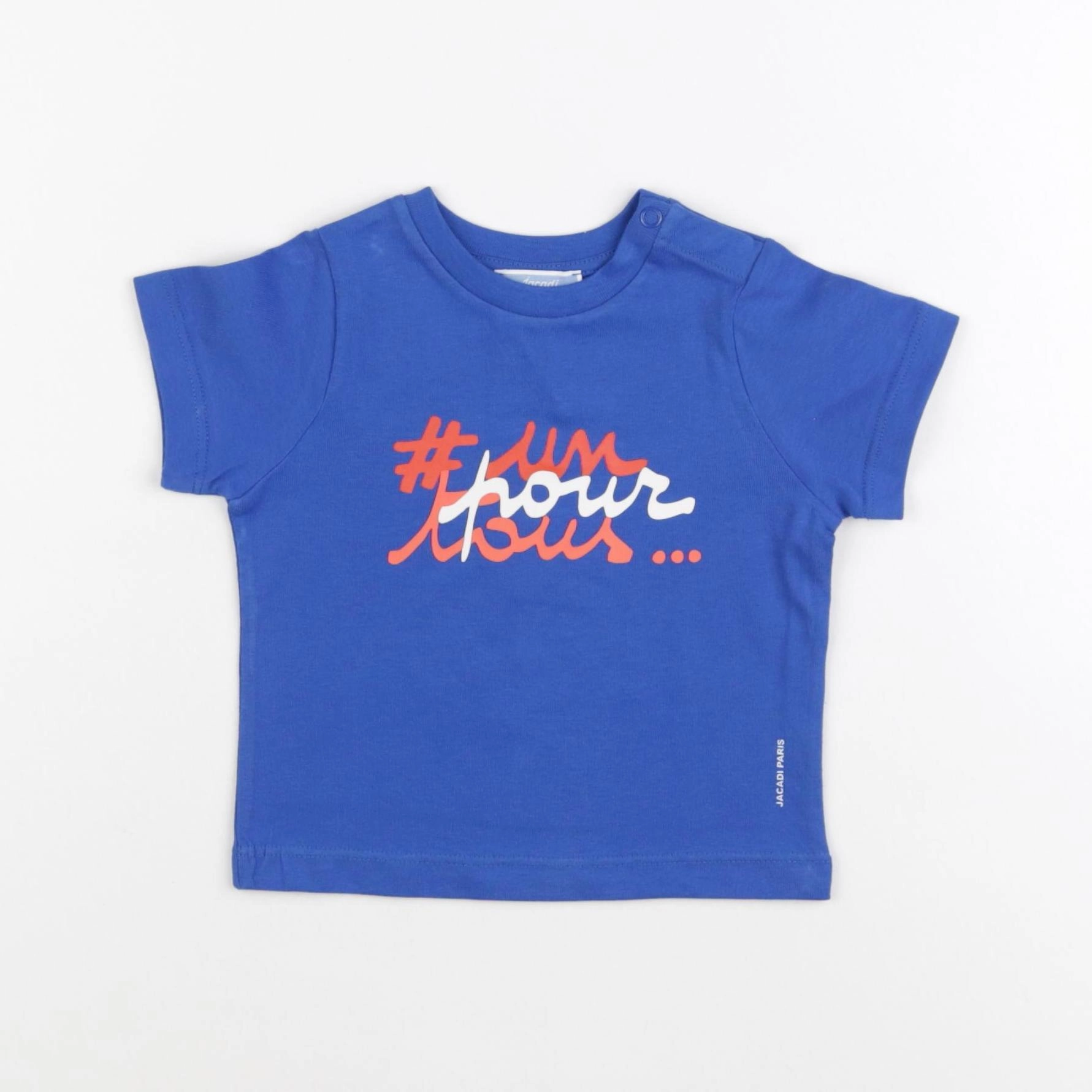 Jacadi - tee-shirt bleu - 12 mois