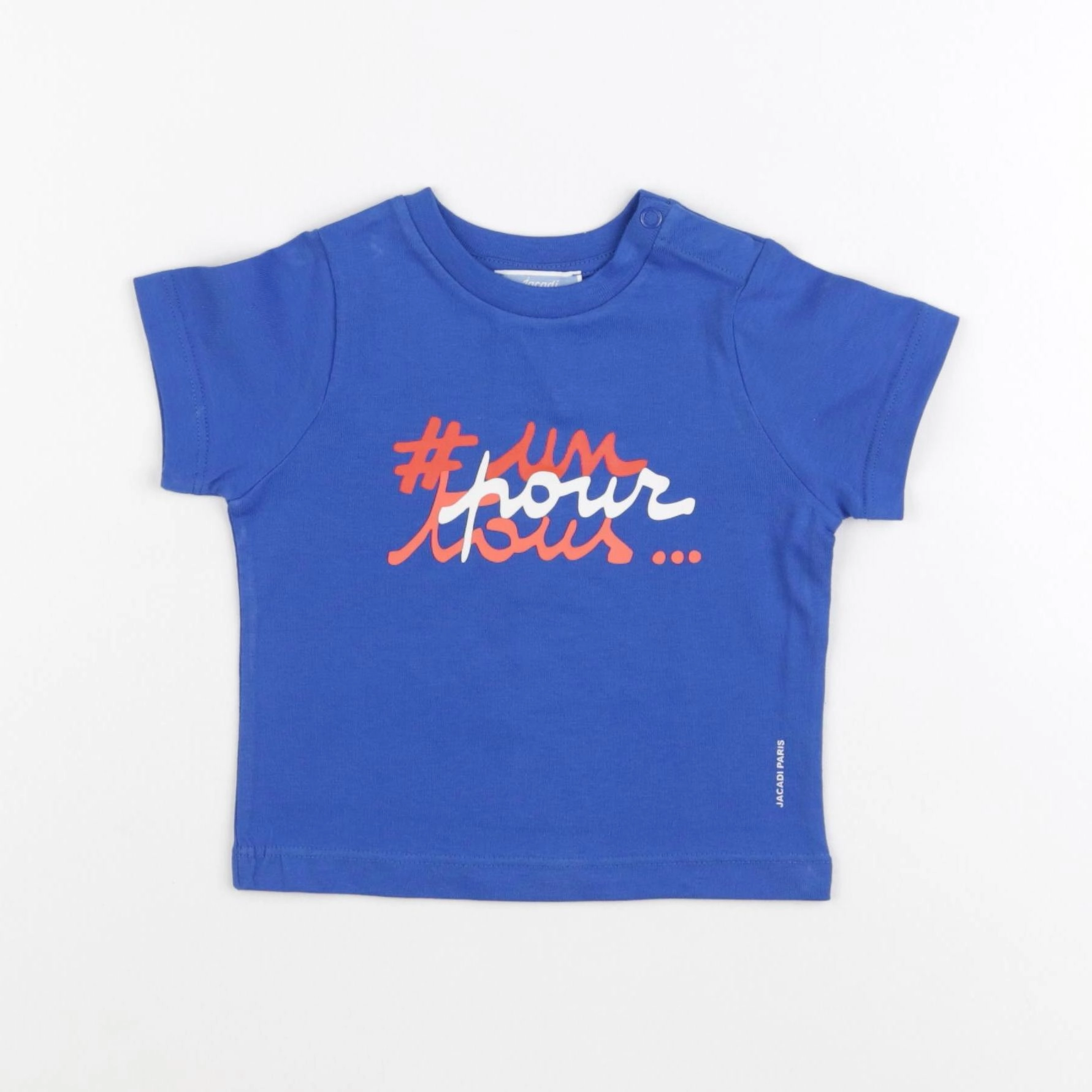 Jacadi - tee-shirt bleu - 12 mois