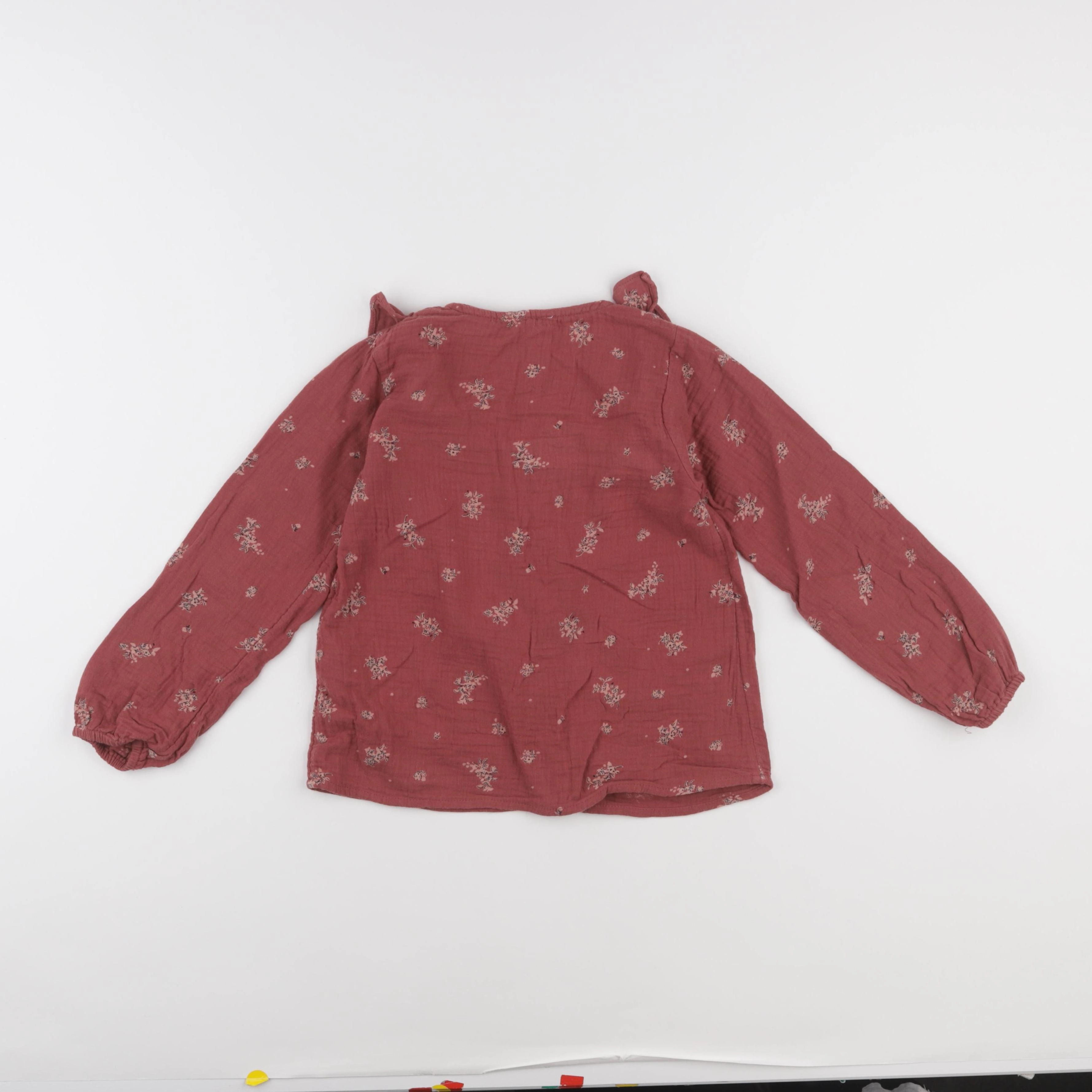Vertbaudet - blouse rose - 7 ans