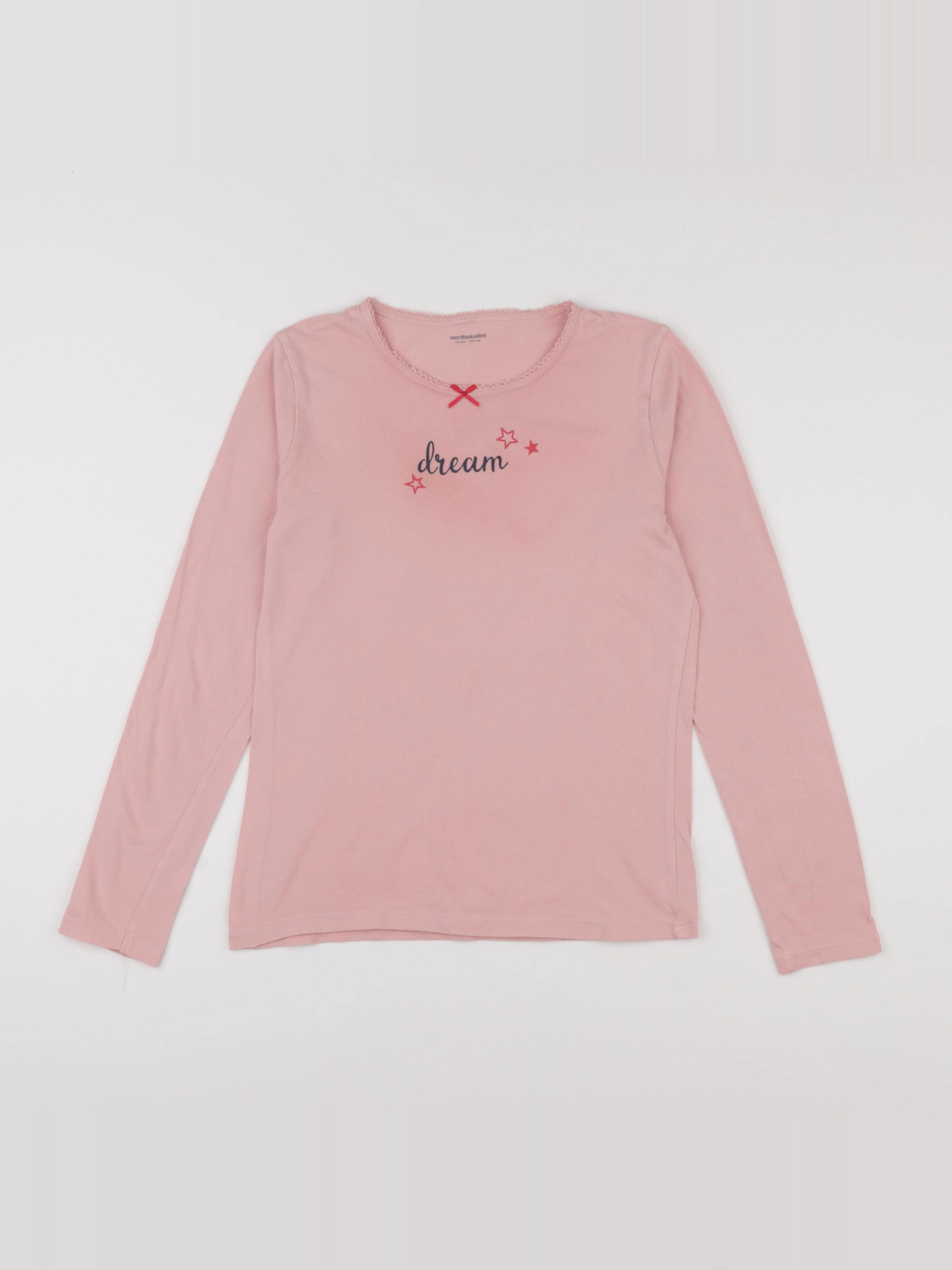 Vertbaudet - maillot de corps rose - 12 ans