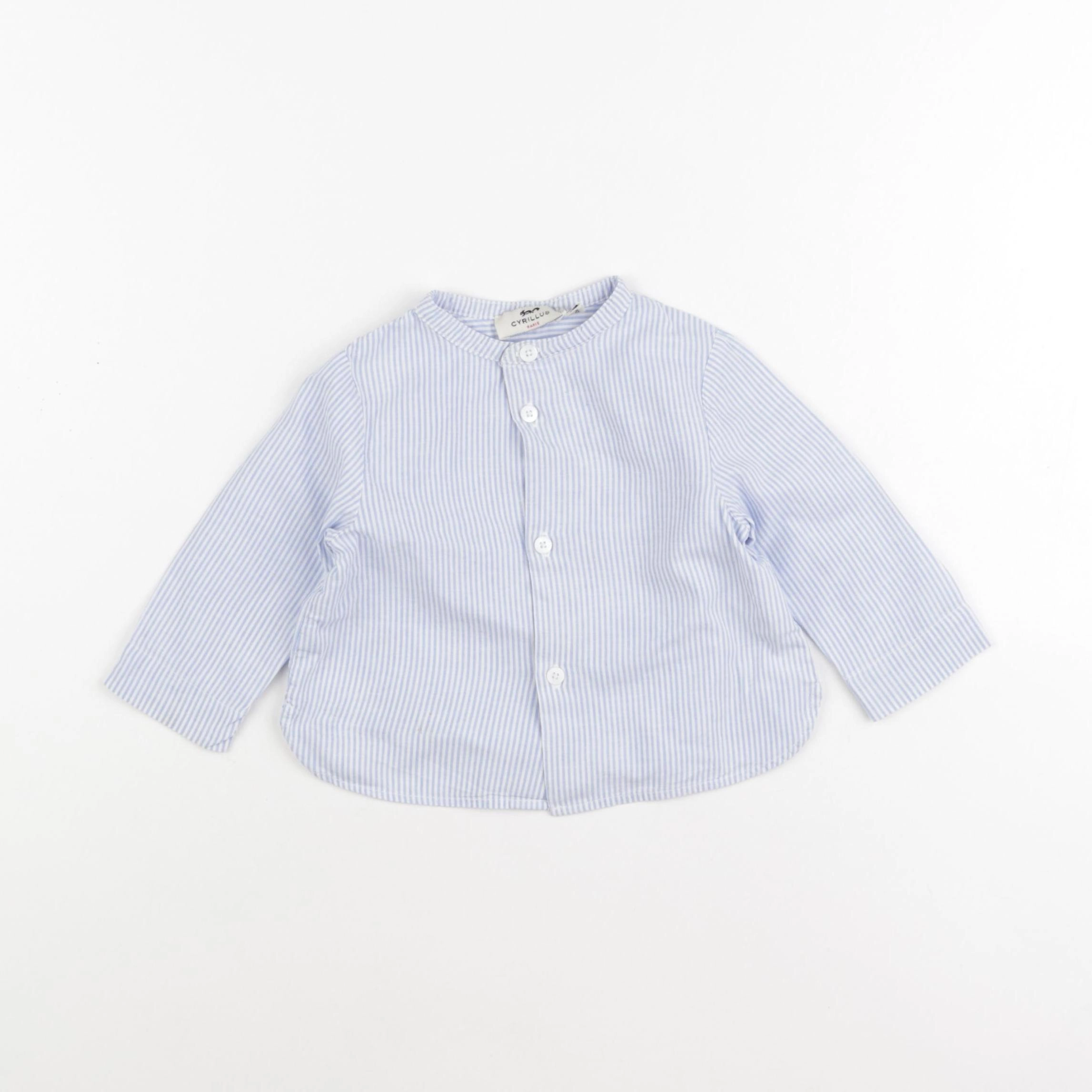 Cyrillus - chemise bleu - 12 mois