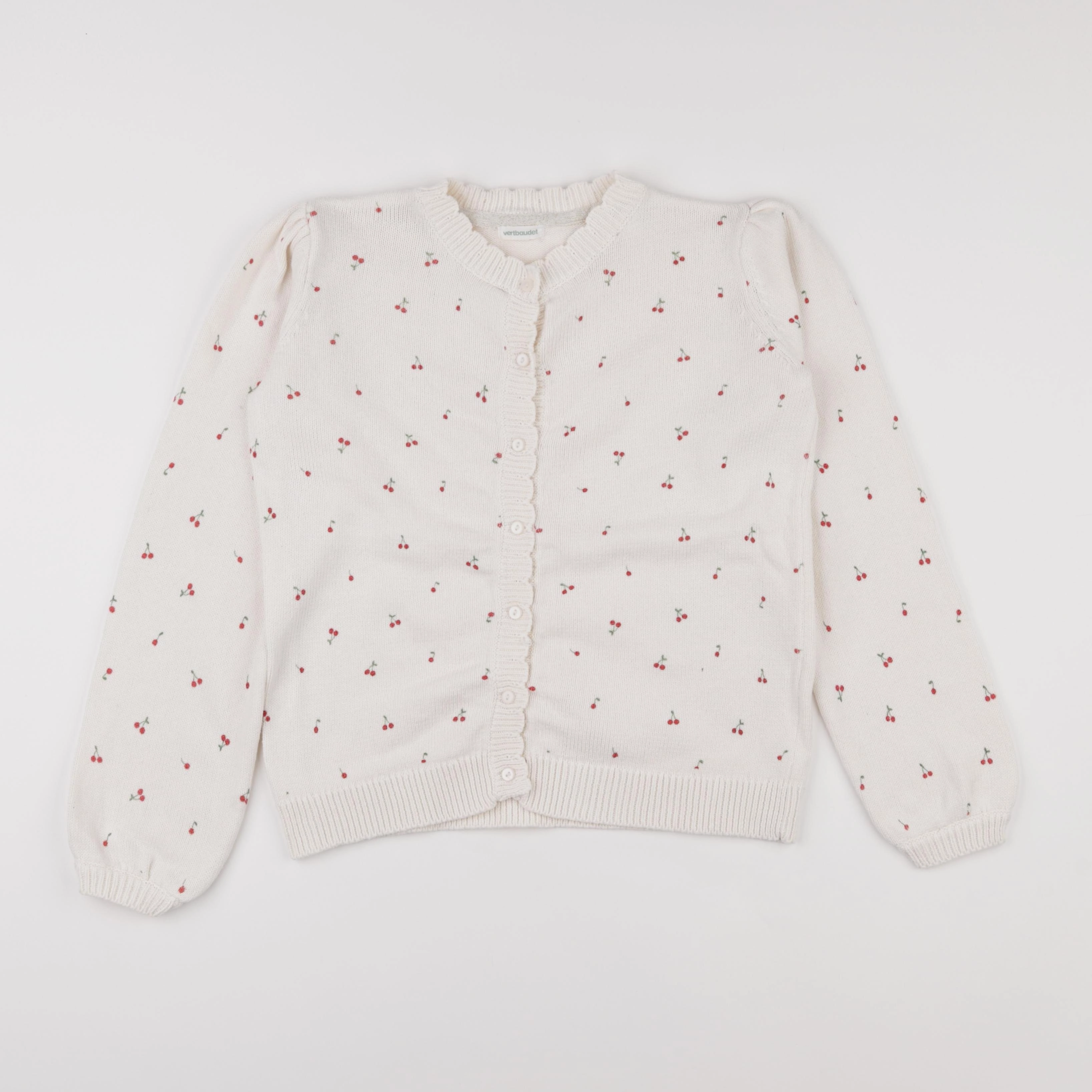 Vertbaudet - gilet blanc - 12 ans